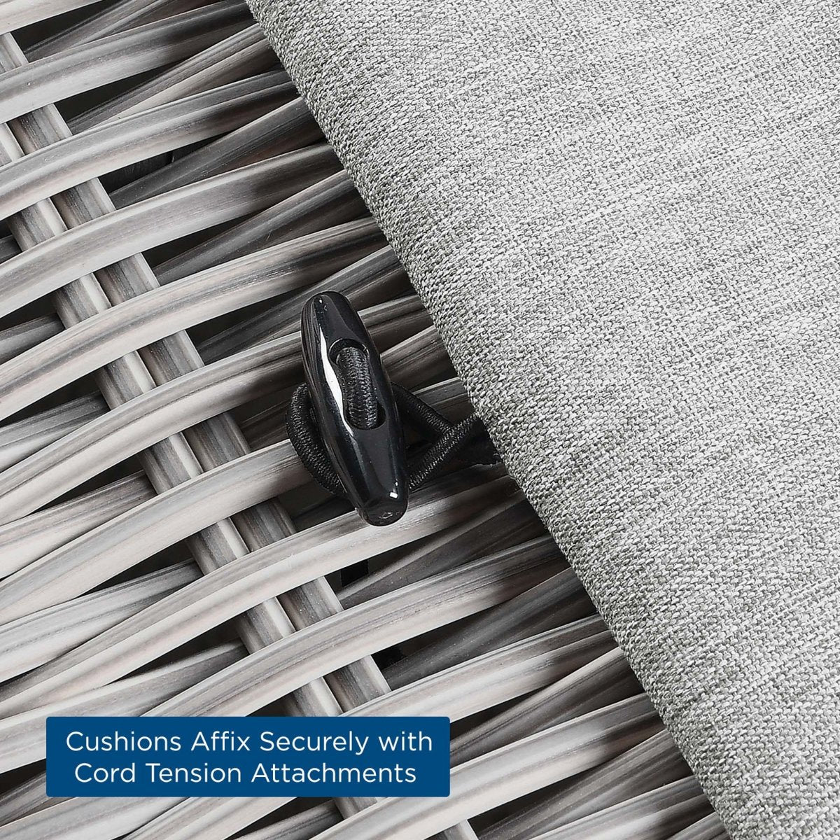 Wicker Rattan Outdoor Patio Armchair with Cushioned Seat and Armrests, Weather-Resistant - Image 26