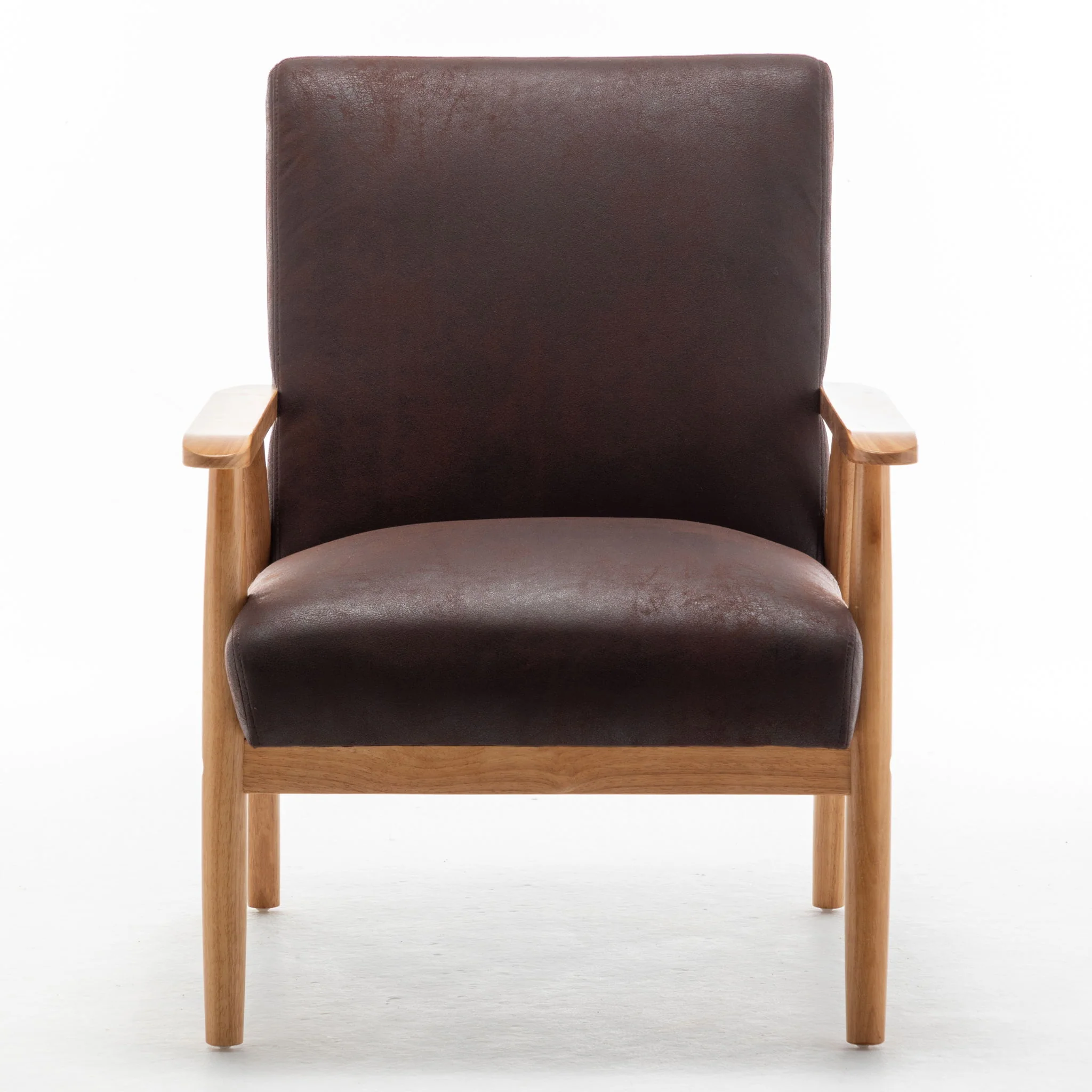 Wide Classic Mid-Century Modern Arm Chair
