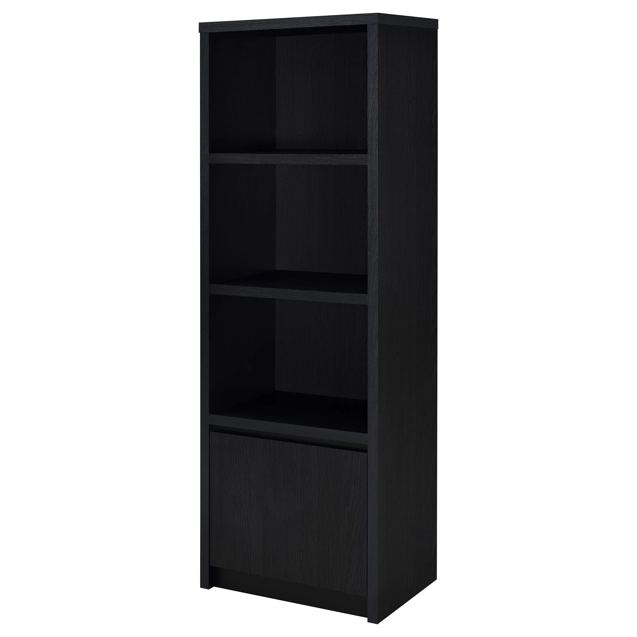 Winfield 3-Shelf Media Tower Entertainment Pier Black - Image 3