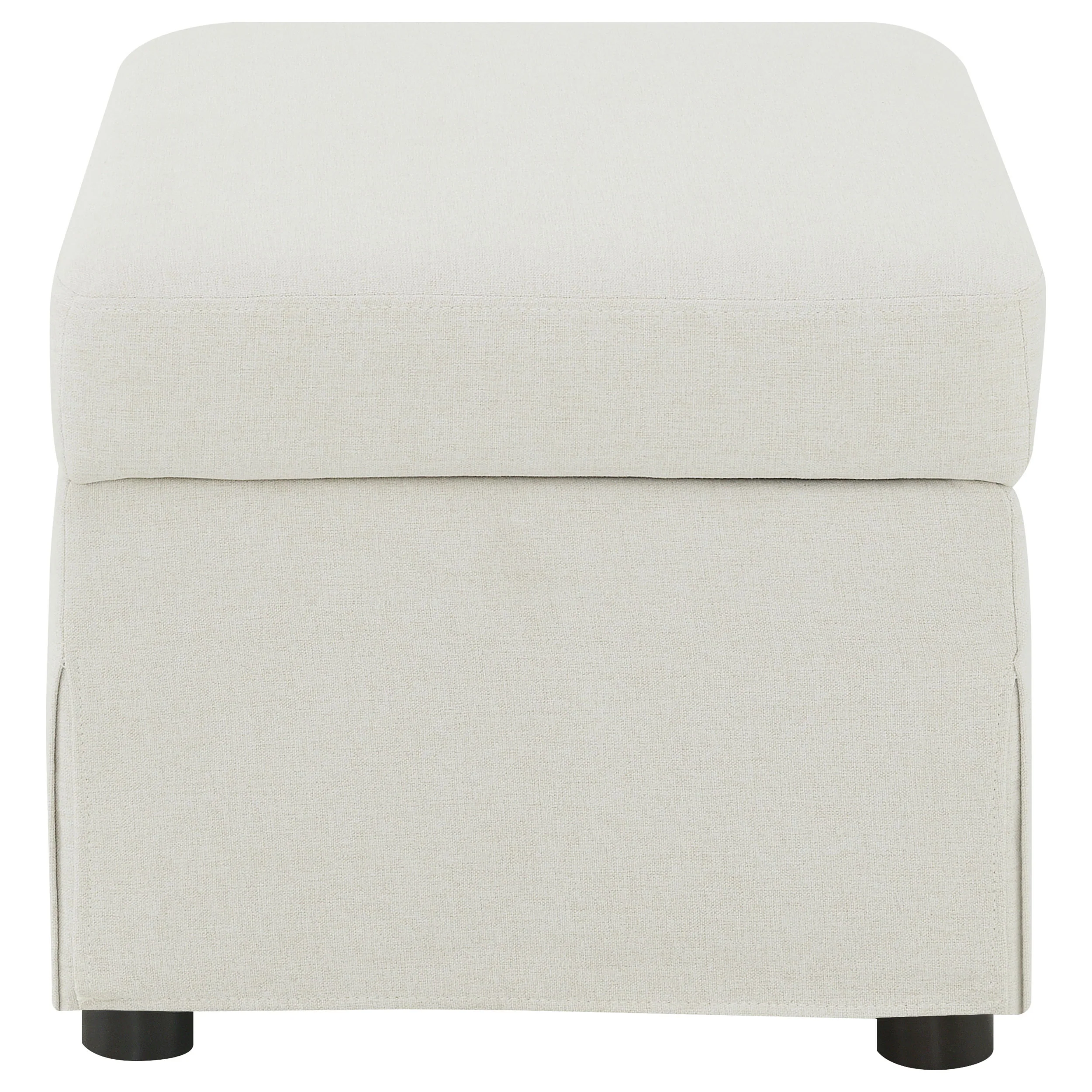 Winter Upholstered Hydraulic Lift Top Storage Ottoman, Beige - Image 6