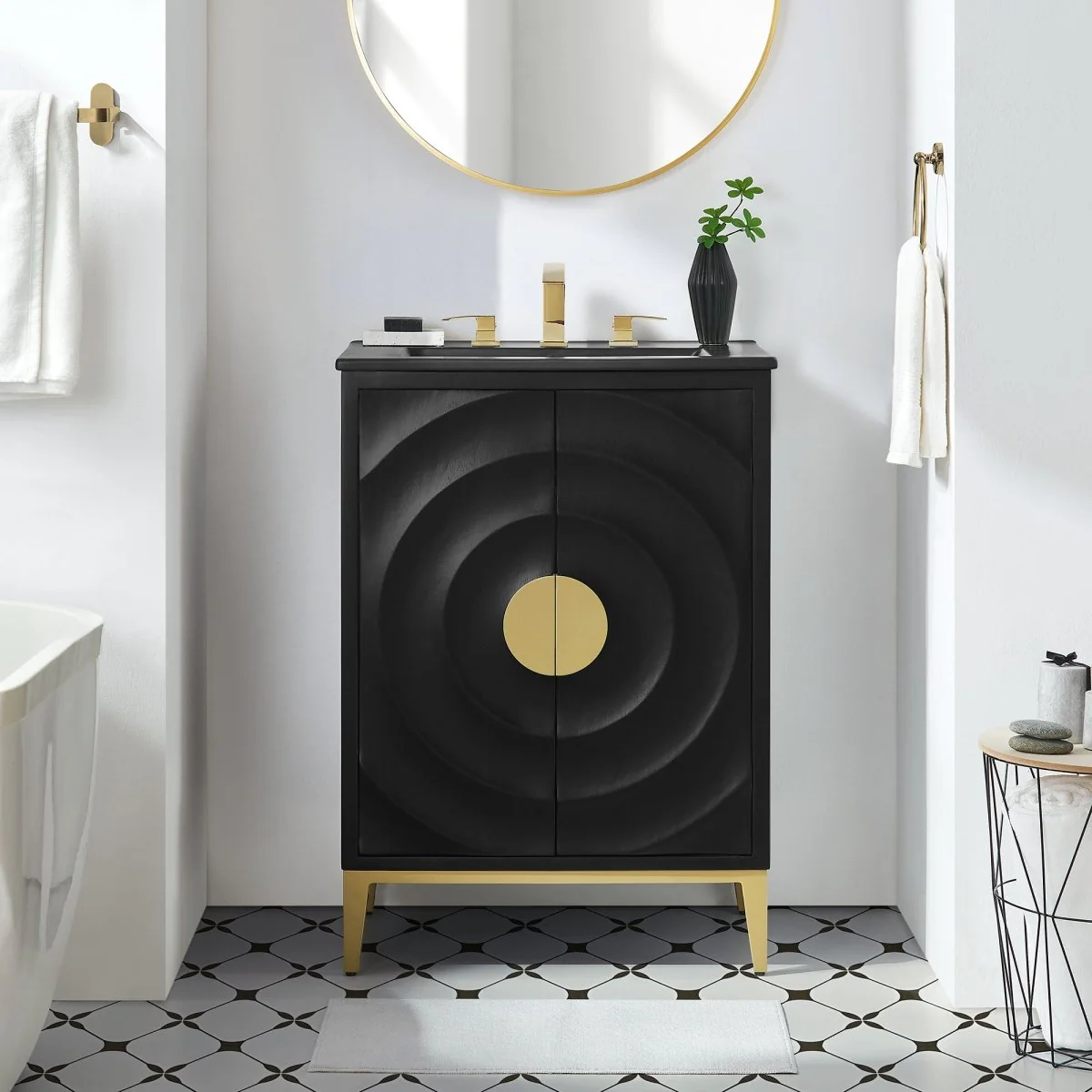 Wood Bathroom Vanity Cabinet for Bathroom Storage and Organization, Modern Design - Image 32