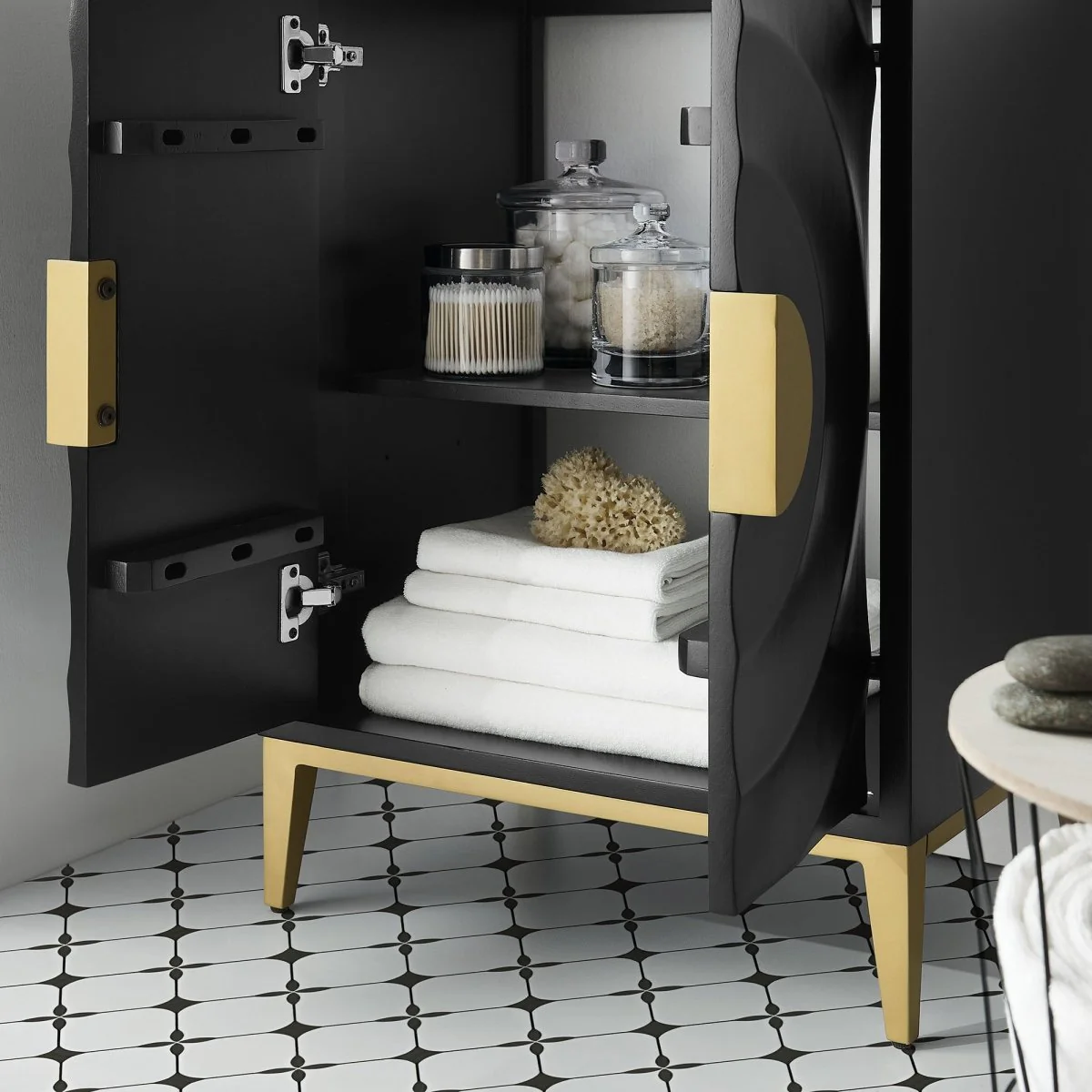 Wood Bathroom Vanity Cabinet for Bathroom Storage and Organization, Modern Design - Image 4