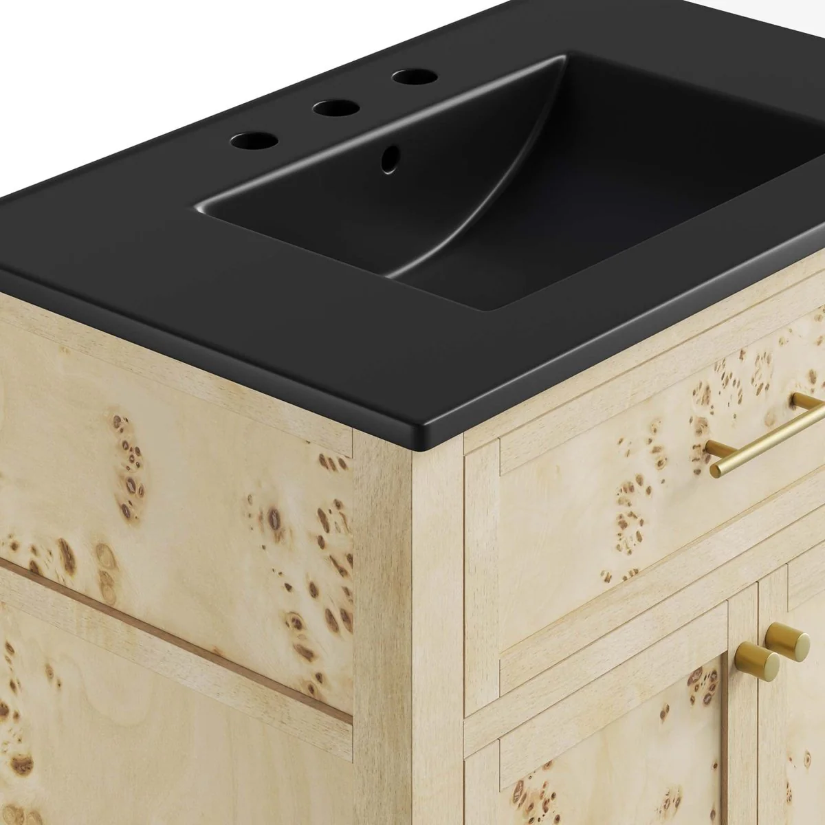 Wood Bathroom Vanity Cabinet with Countertop and Storage, Multiple Configurations - Image 107