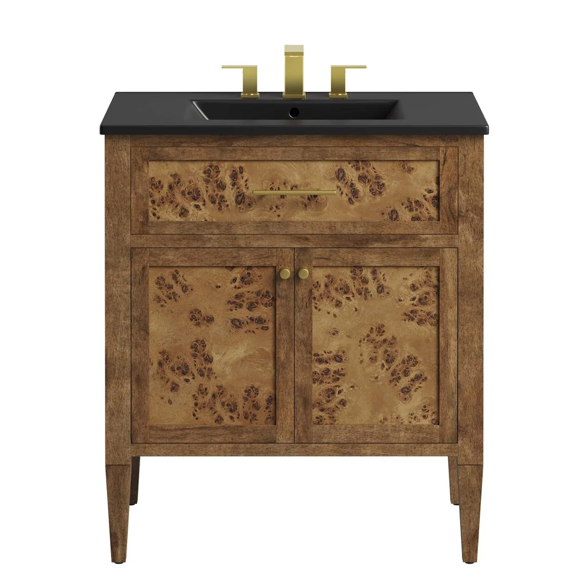 Wood Bathroom Vanity Cabinet with Countertop and Storage, Multiple Configurations - Image 116