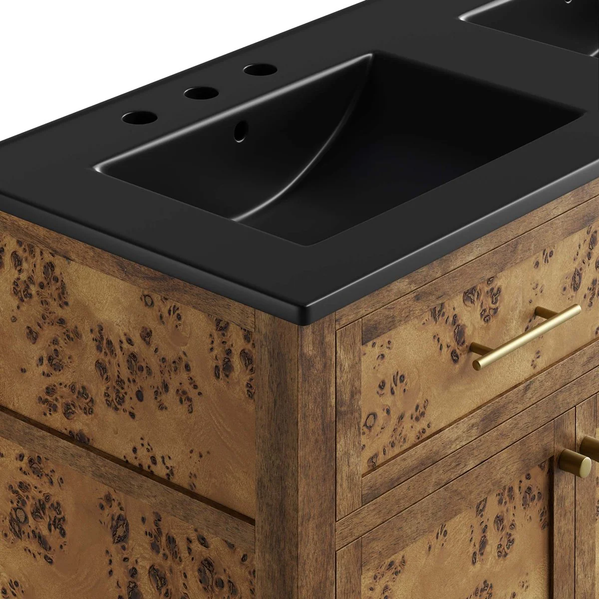 Wood Bathroom Vanity Cabinet with Countertop and Storage, Multiple Configurations - Image 203