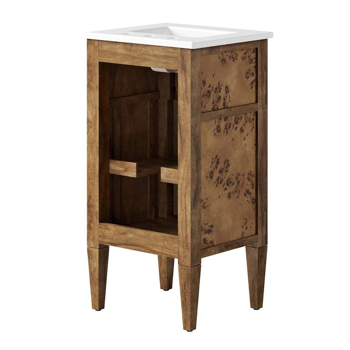 Wood Bathroom Vanity Cabinet with Countertop and Storage, Multiple Configurations - Image 43