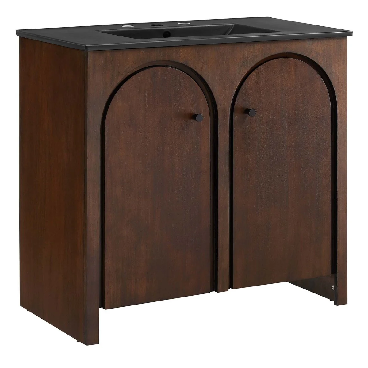 Wood Bathroom Vanity Collection with Ceramic Sink for Single and Double Use - Image 78
