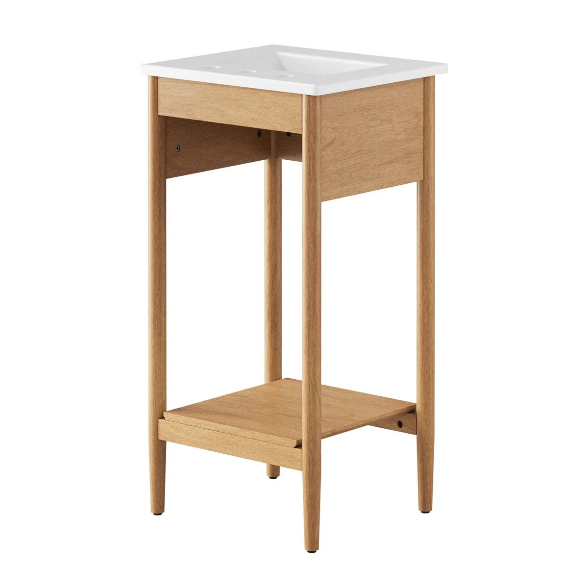 Wood Bathroom Vanity with Sink — Elegant Solid Wood Vanity Cabinet for Bathrooms - Image 135