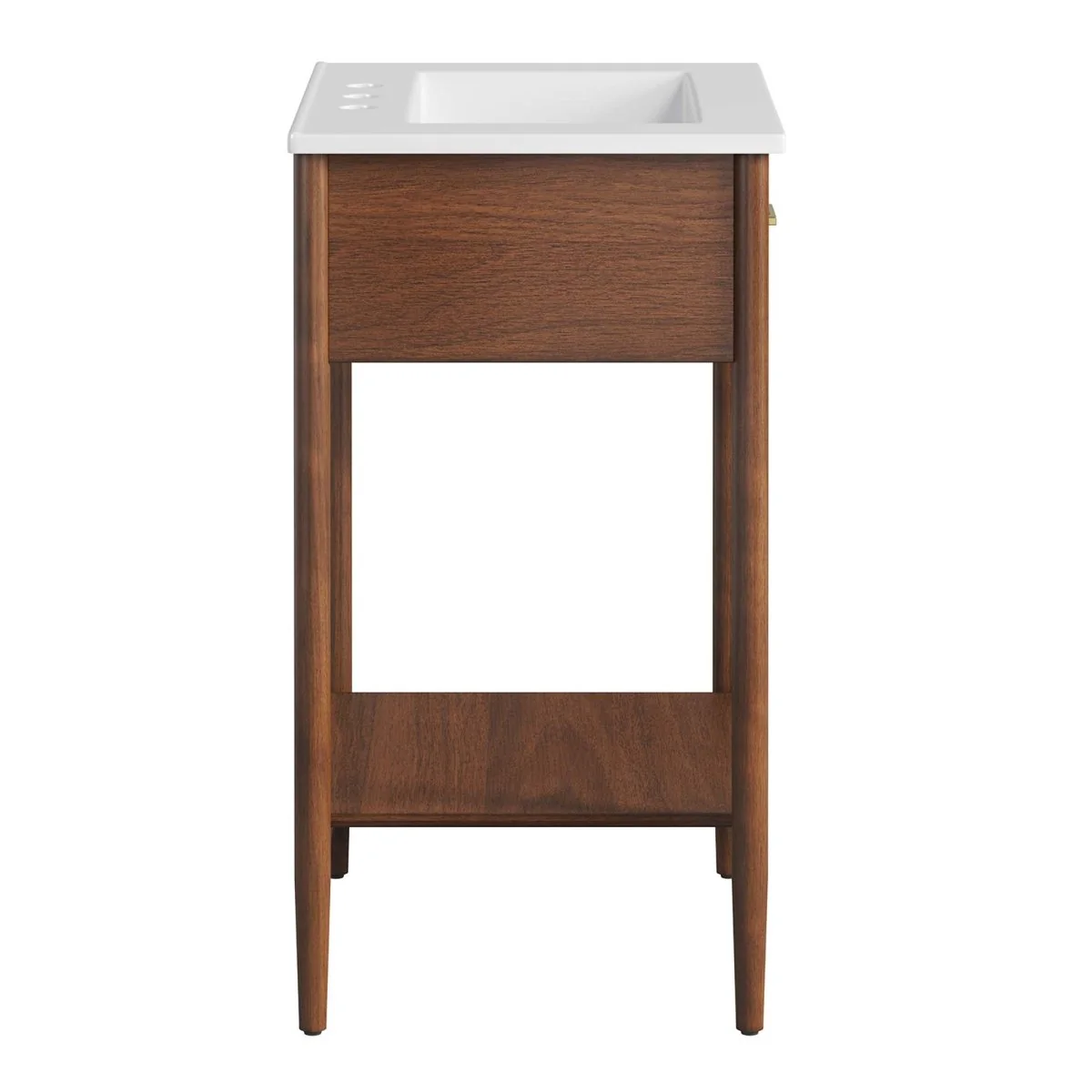 Wood Bathroom Vanity with Sink — Elegant Solid Wood Vanity Cabinet for Bathrooms - Image 170