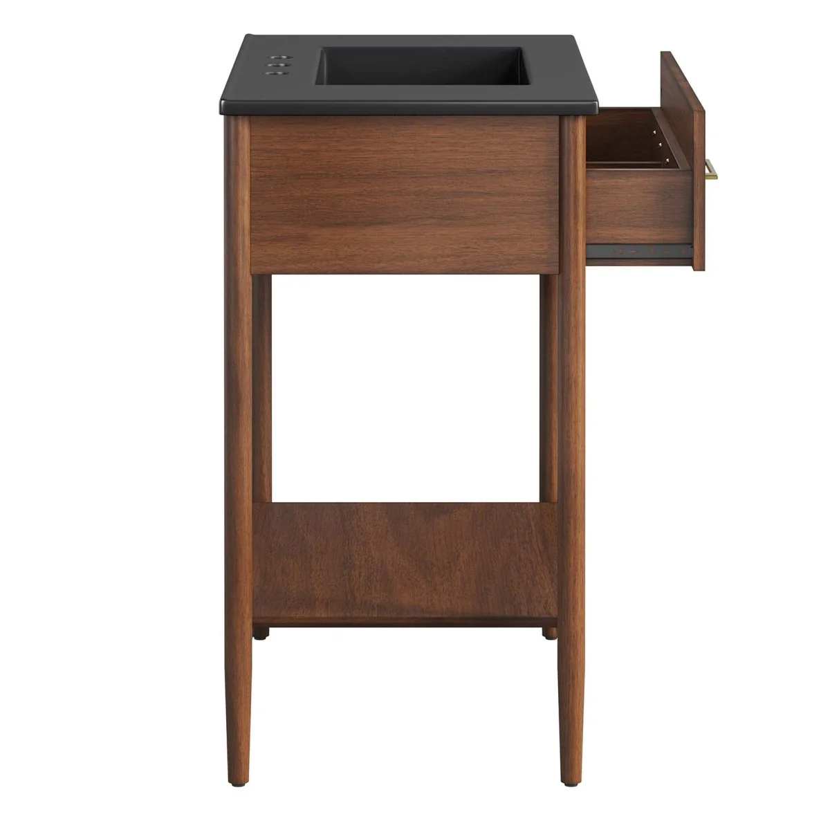 Wood Bathroom Vanity with Sink — Elegant Solid Wood Vanity Cabinet for Bathrooms - Image 230