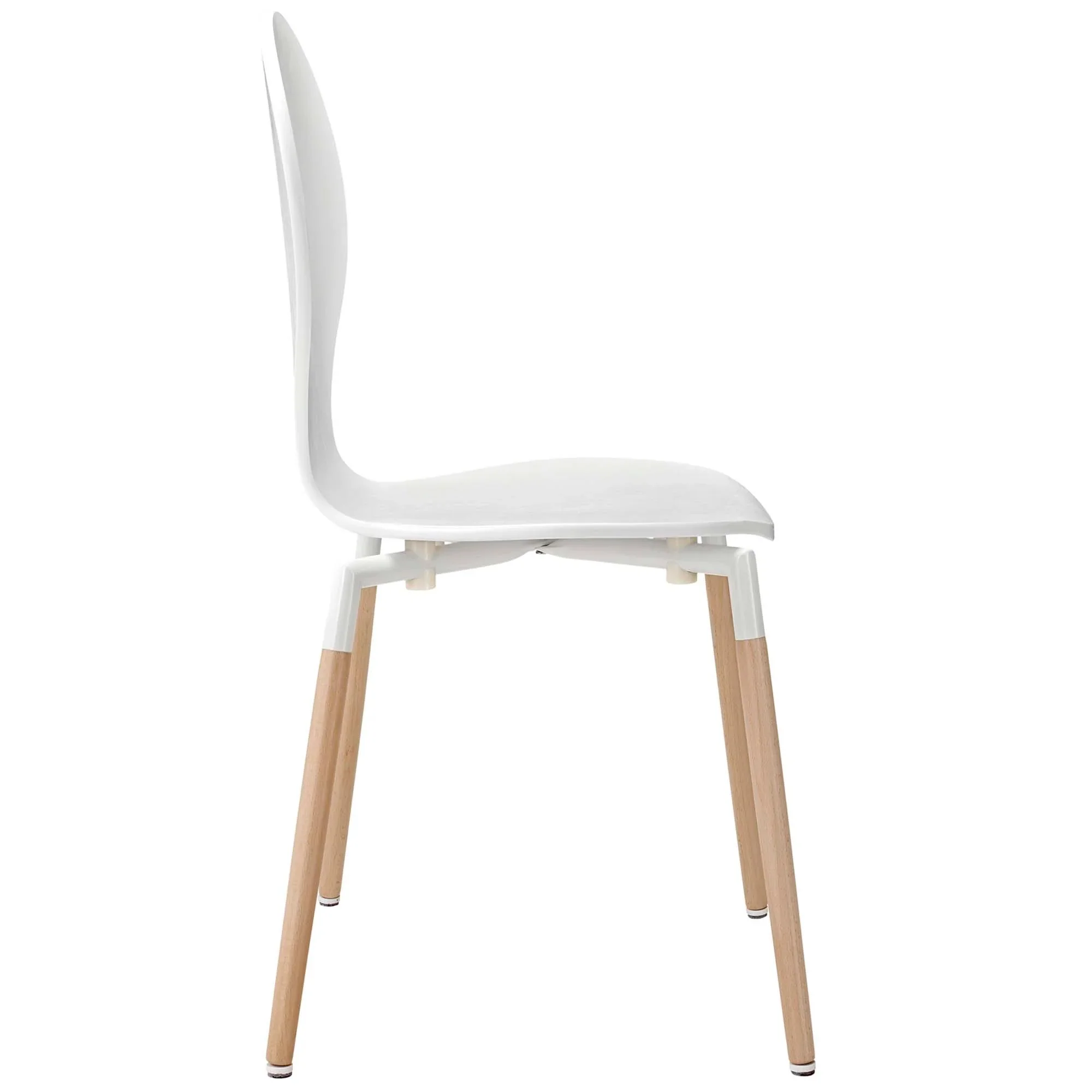 Wood Dining Chairs Set of 2 – Natural Wood - Image 4