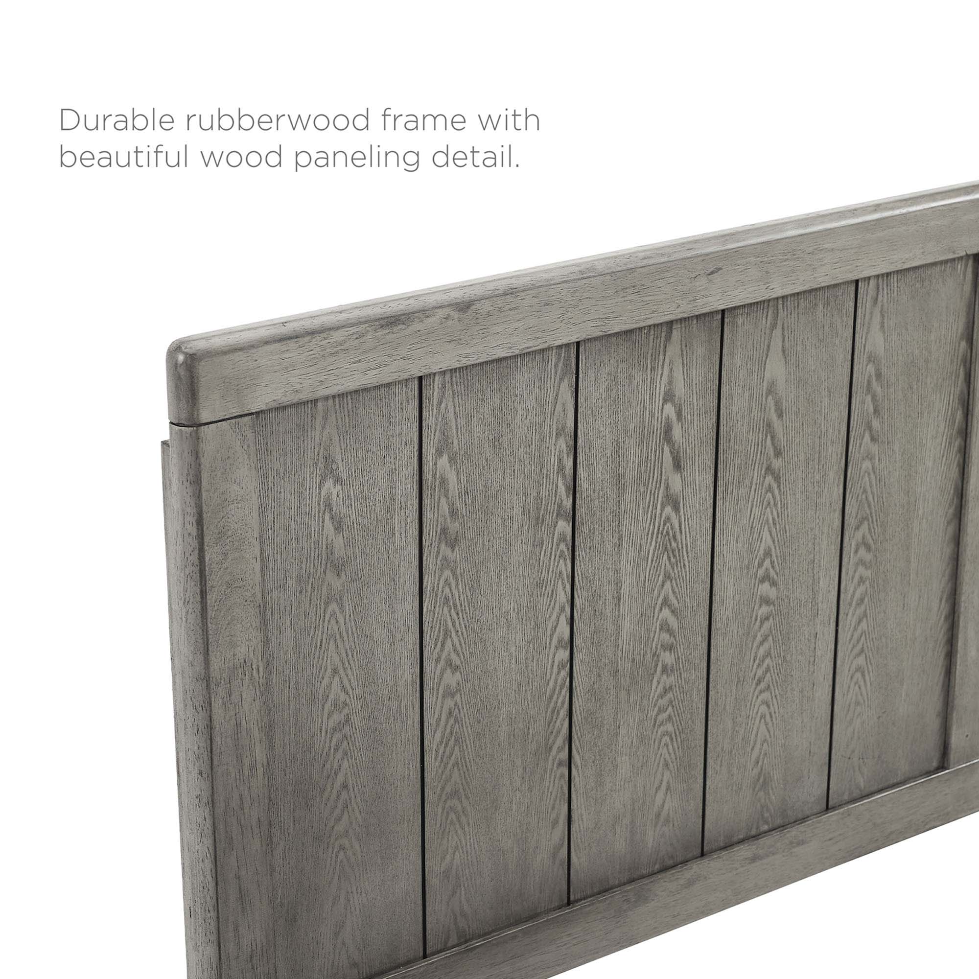 Wood Panel Accent Headboard - Image 30