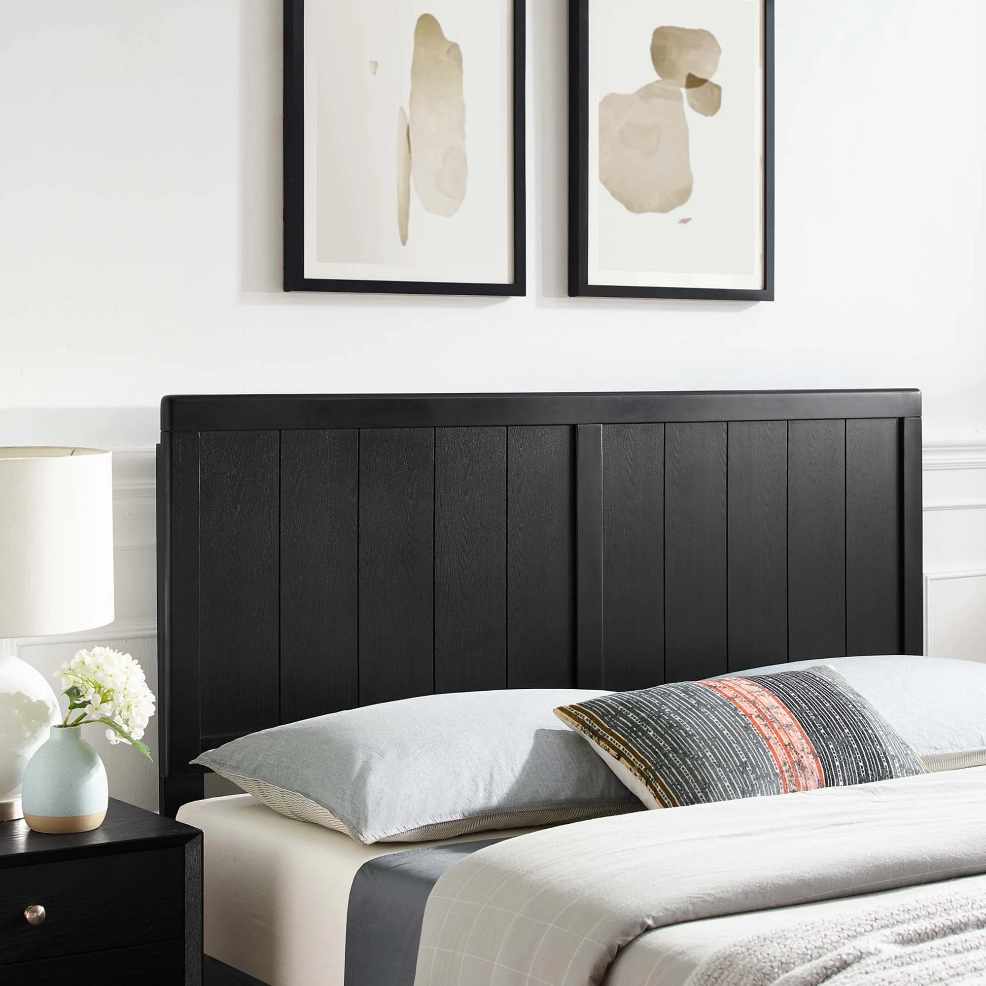 Wood Panel Accent Headboard - Image 56