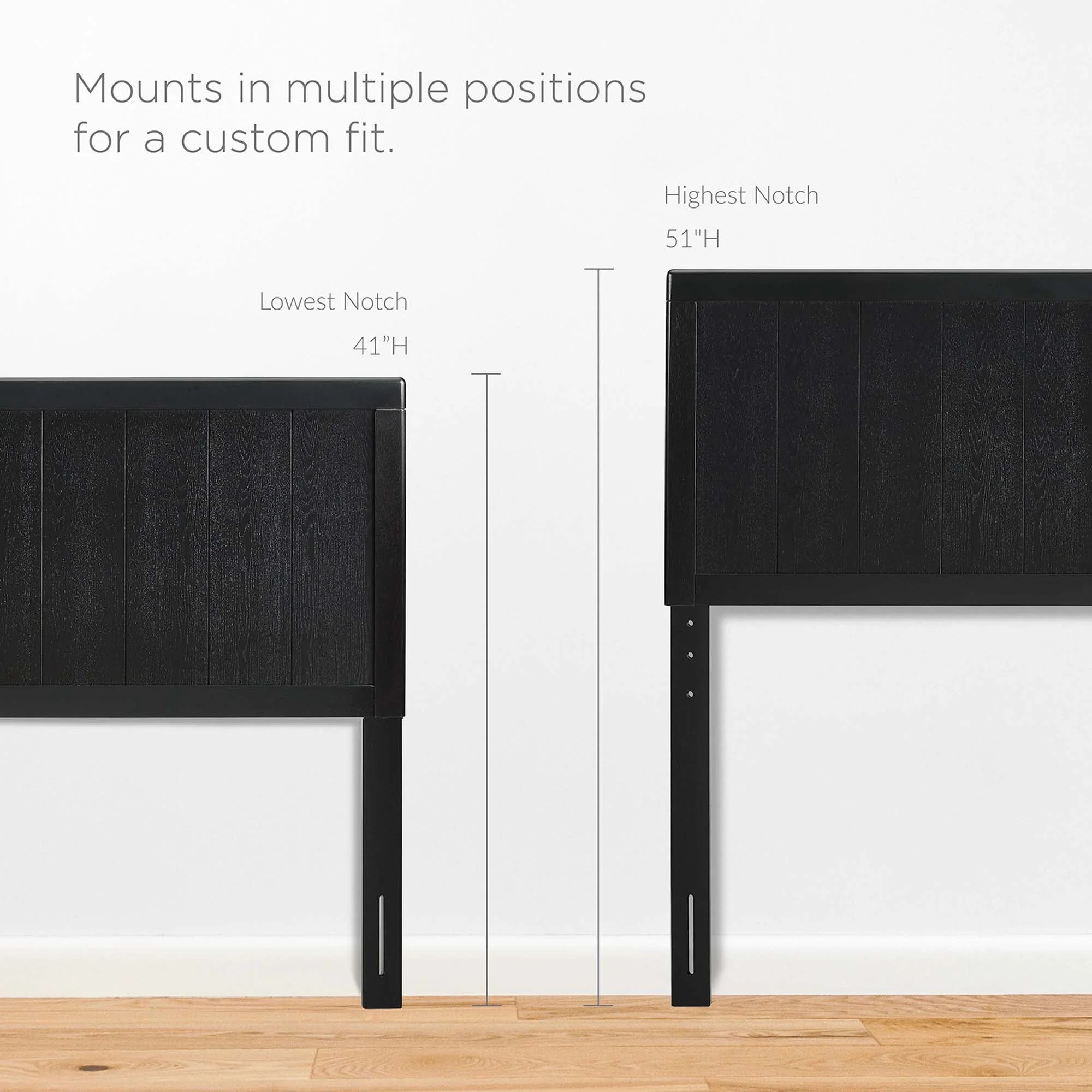 Wood Platform Bed with Angular Frame - Image 15