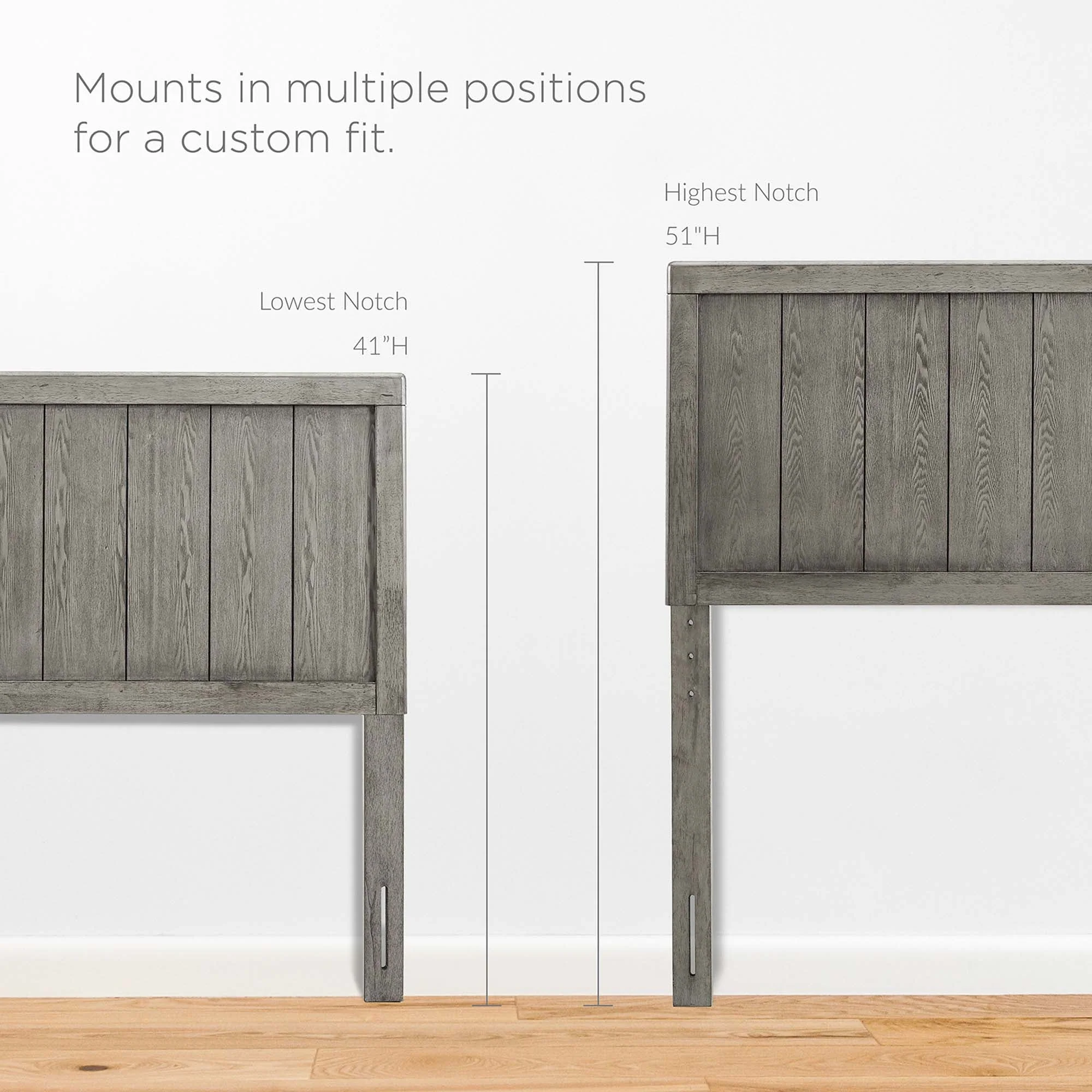 Wood Platform Bed with Angular Frame - Image 8