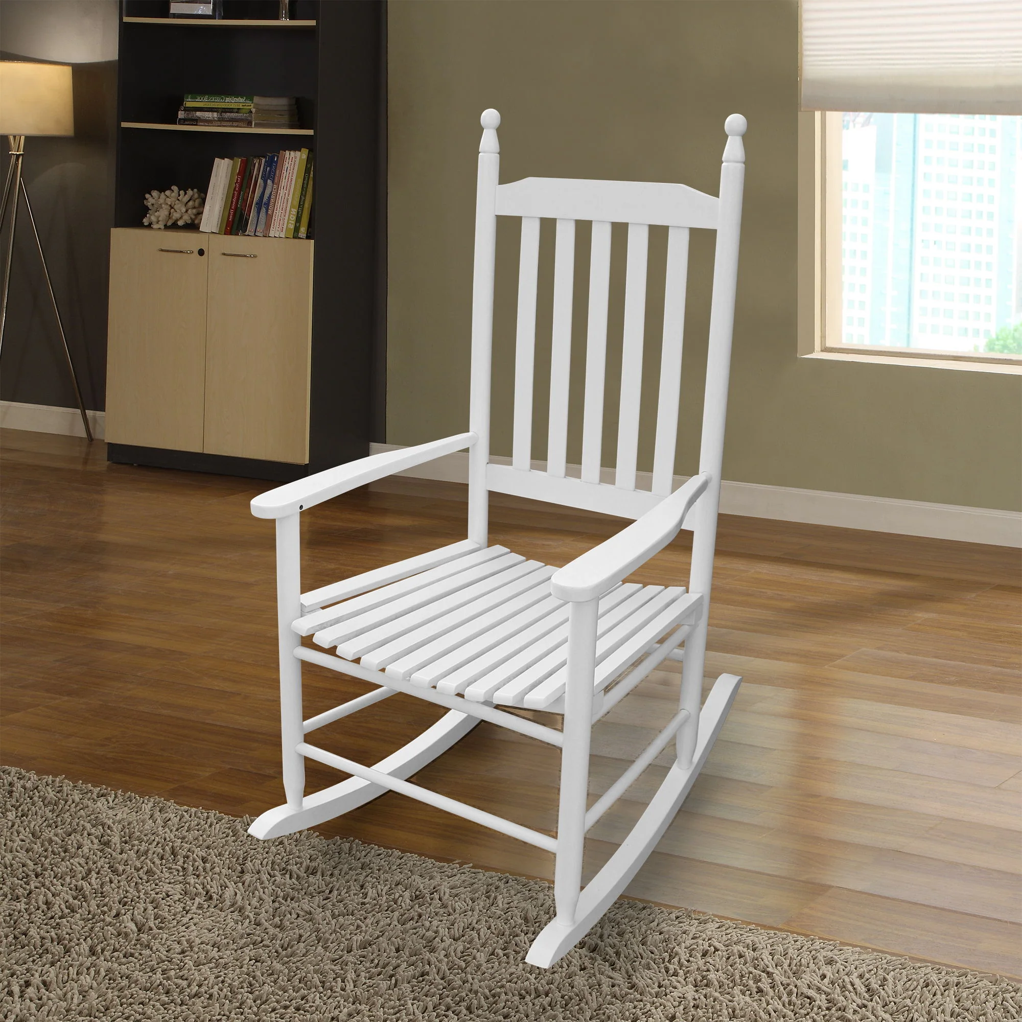 Wooden Porch Rocker Chair, Without Mat - Image 9