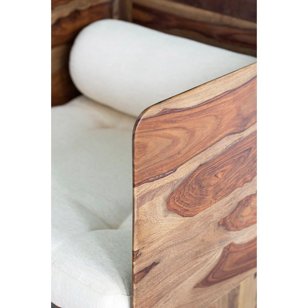 Wooden Sofa - Brown - Image 8