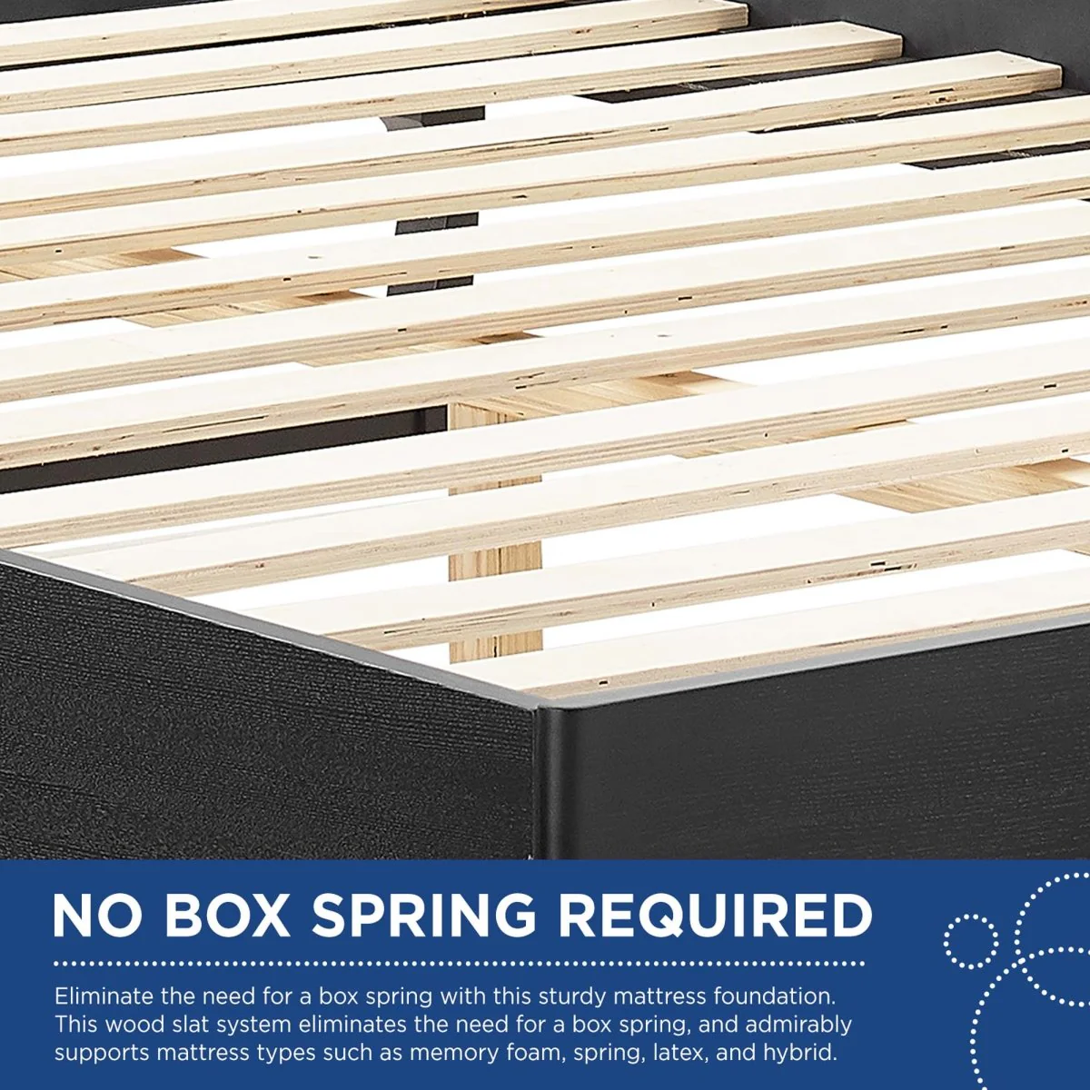 Woven Cane Rattan and Wood Platform Bed - Image 2