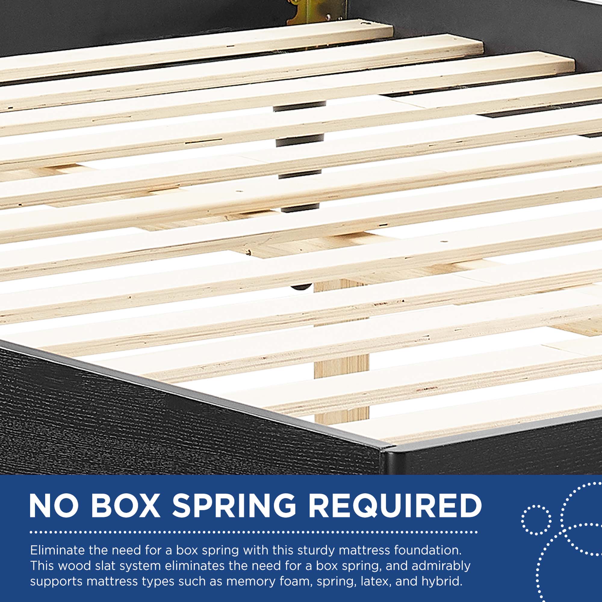 Woven Cane Rattan and Wood Platform Bed with Splayed Legs - Image 12