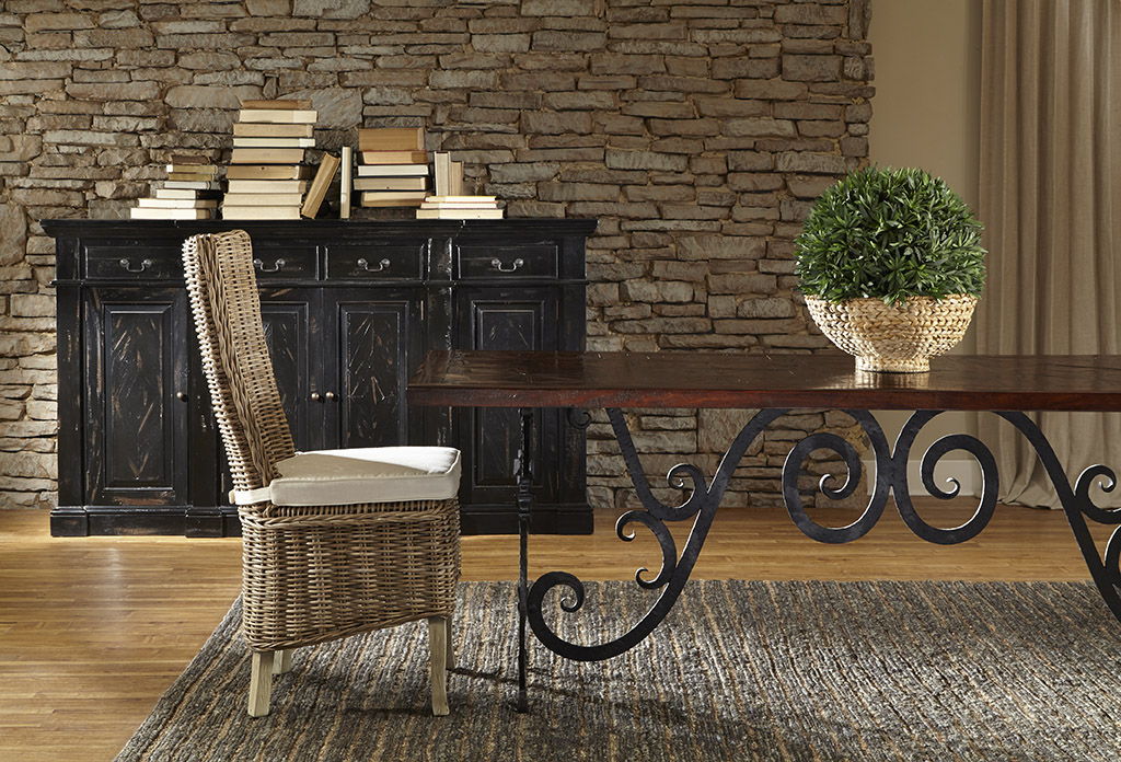 Woven Kubu Highback Side Chair (Set of 2) - Light Brown - Image 5