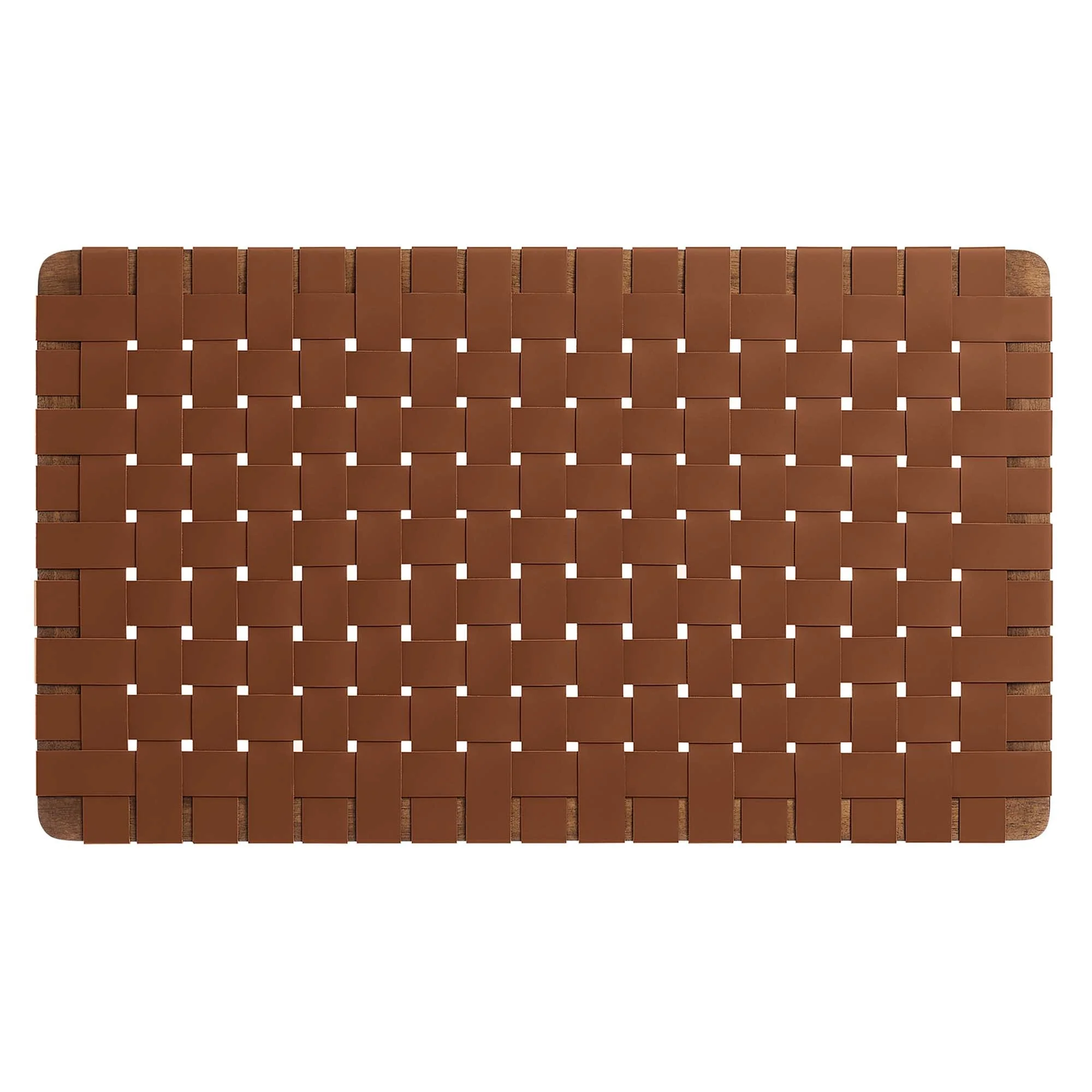 Woven Vegan Leather Wall-Mount Headboard - Image 25