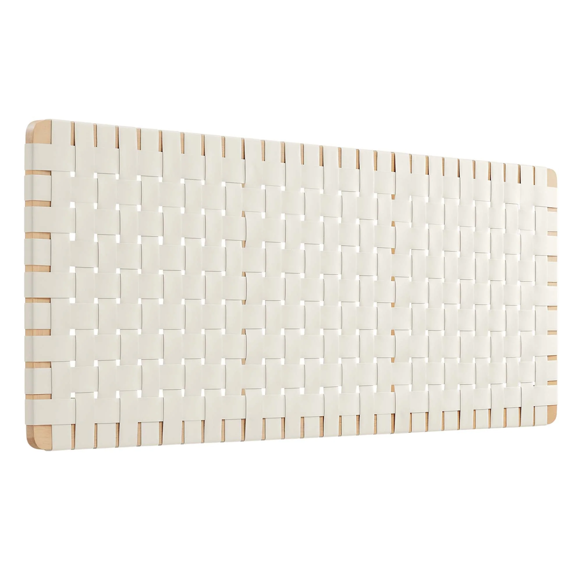 Woven Vegan Leather Wall-Mount Headboard - Image 53