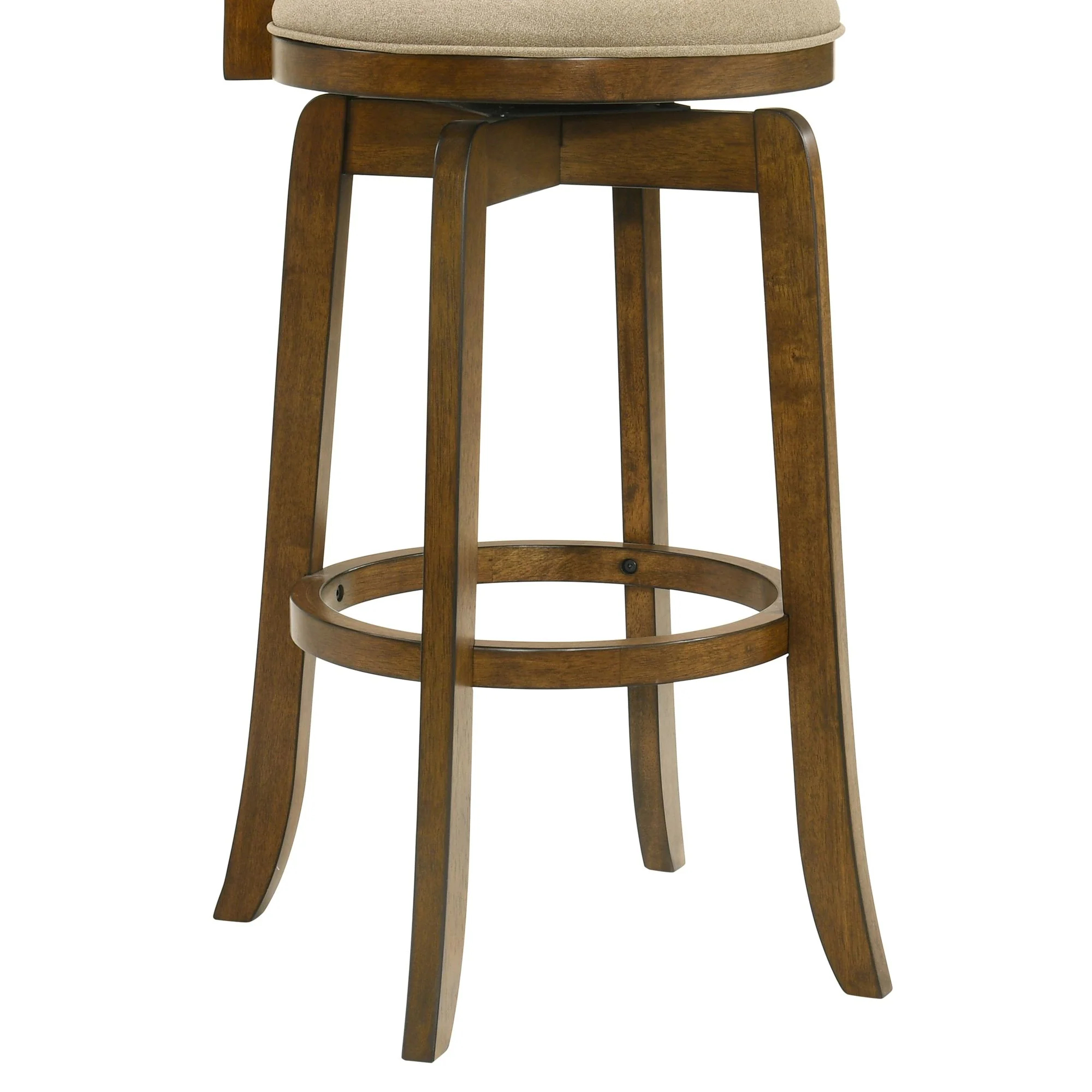 Wren - Modern Farmhouse Swivel Wood Bar Height Kitchen Bar Stool - Image 13