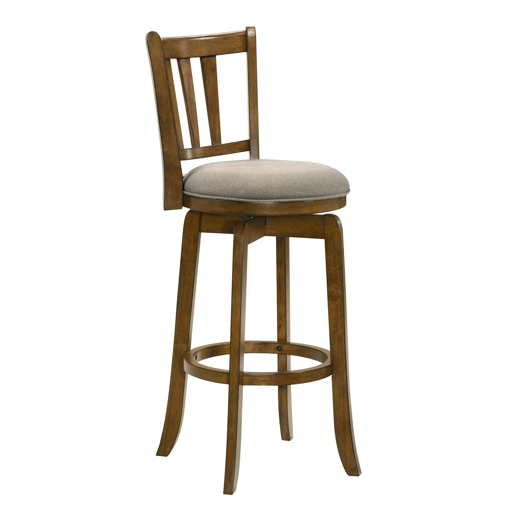Wren - Modern Farmhouse Swivel Wood Bar Height Kitchen Bar Stool - Image 18
