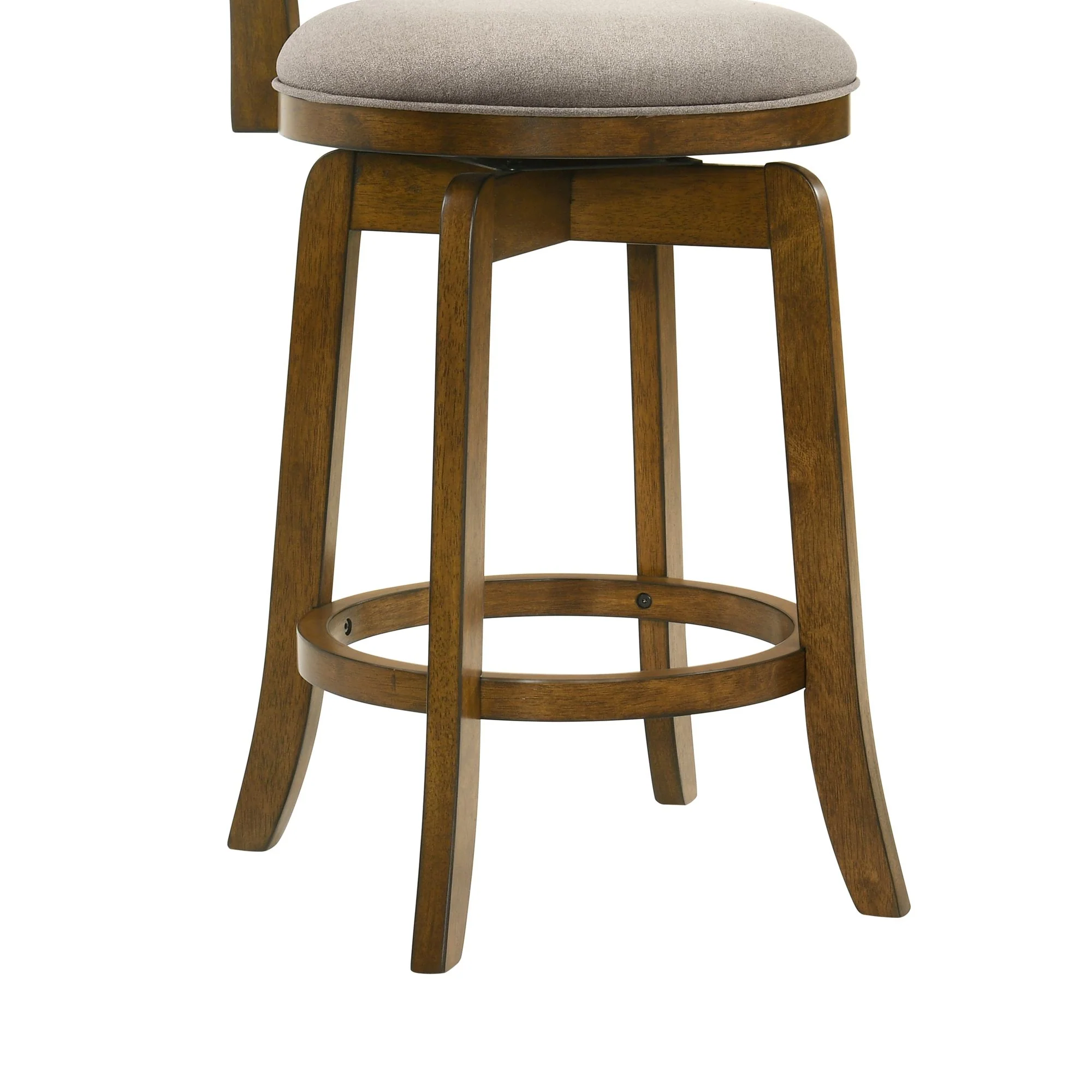 Wren - Modern Farmhouse Swivel Wood Counter Height Kitchen Bar Stool - Image 10