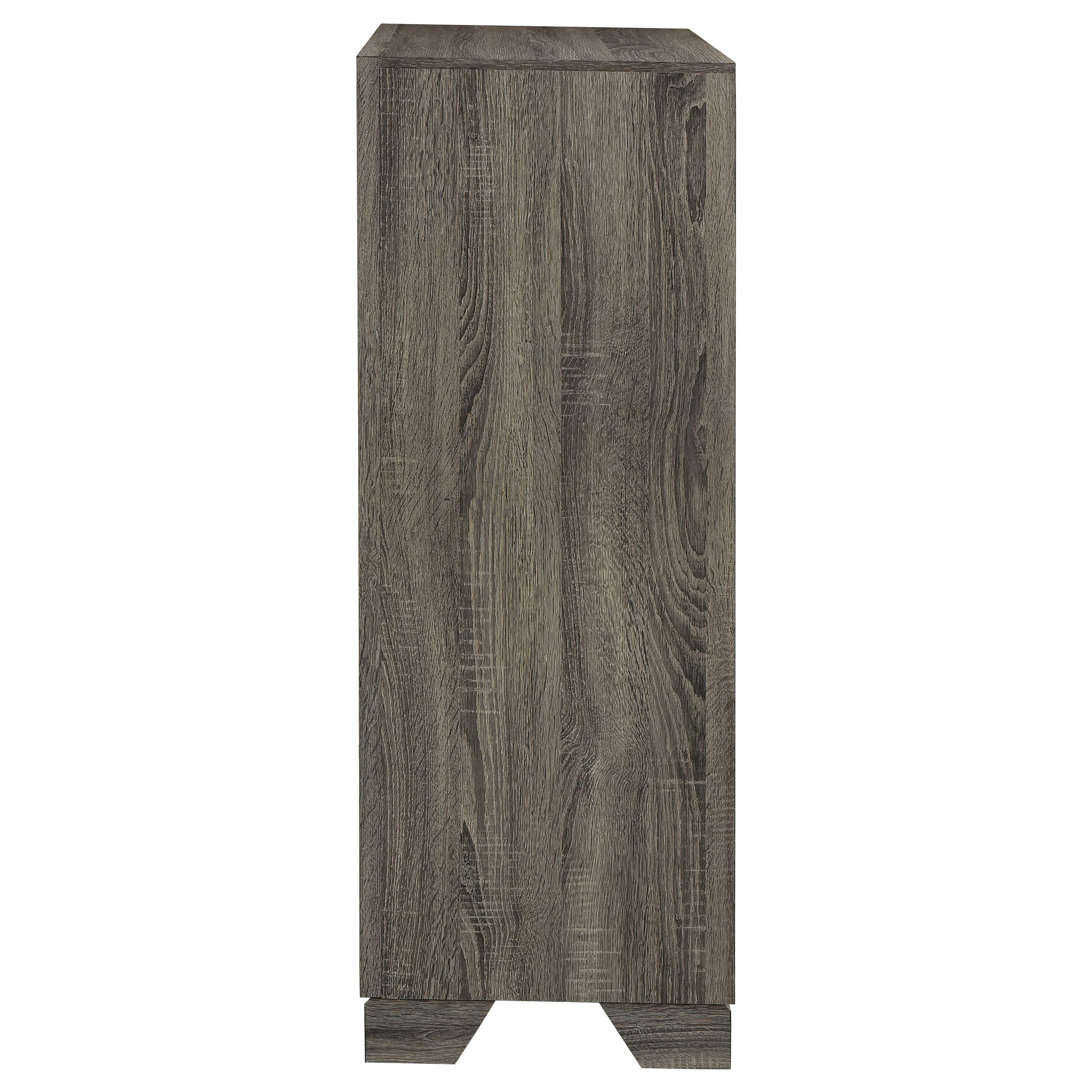 Wright 4-Drawer Chest of Drawers in Brown Oak - Image 3