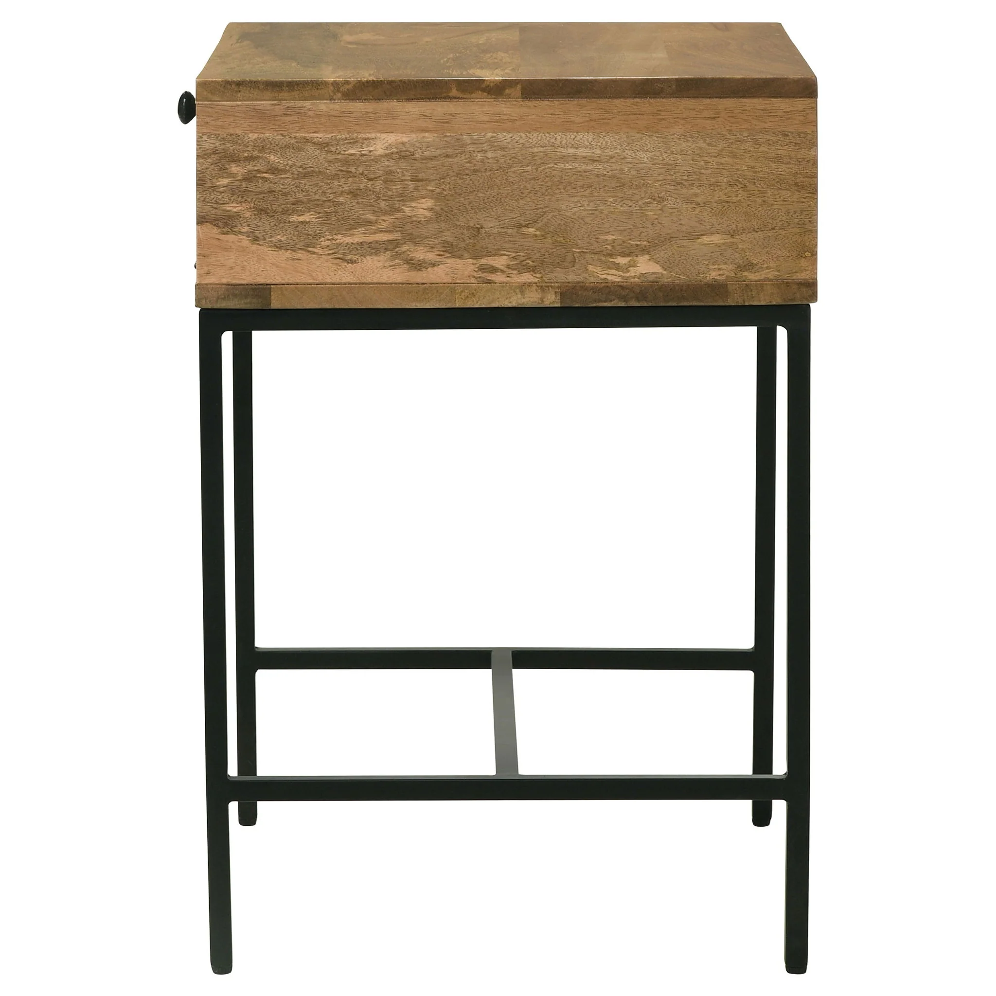 Wyrik - Rectangular Side End Table - Honey - Image 3