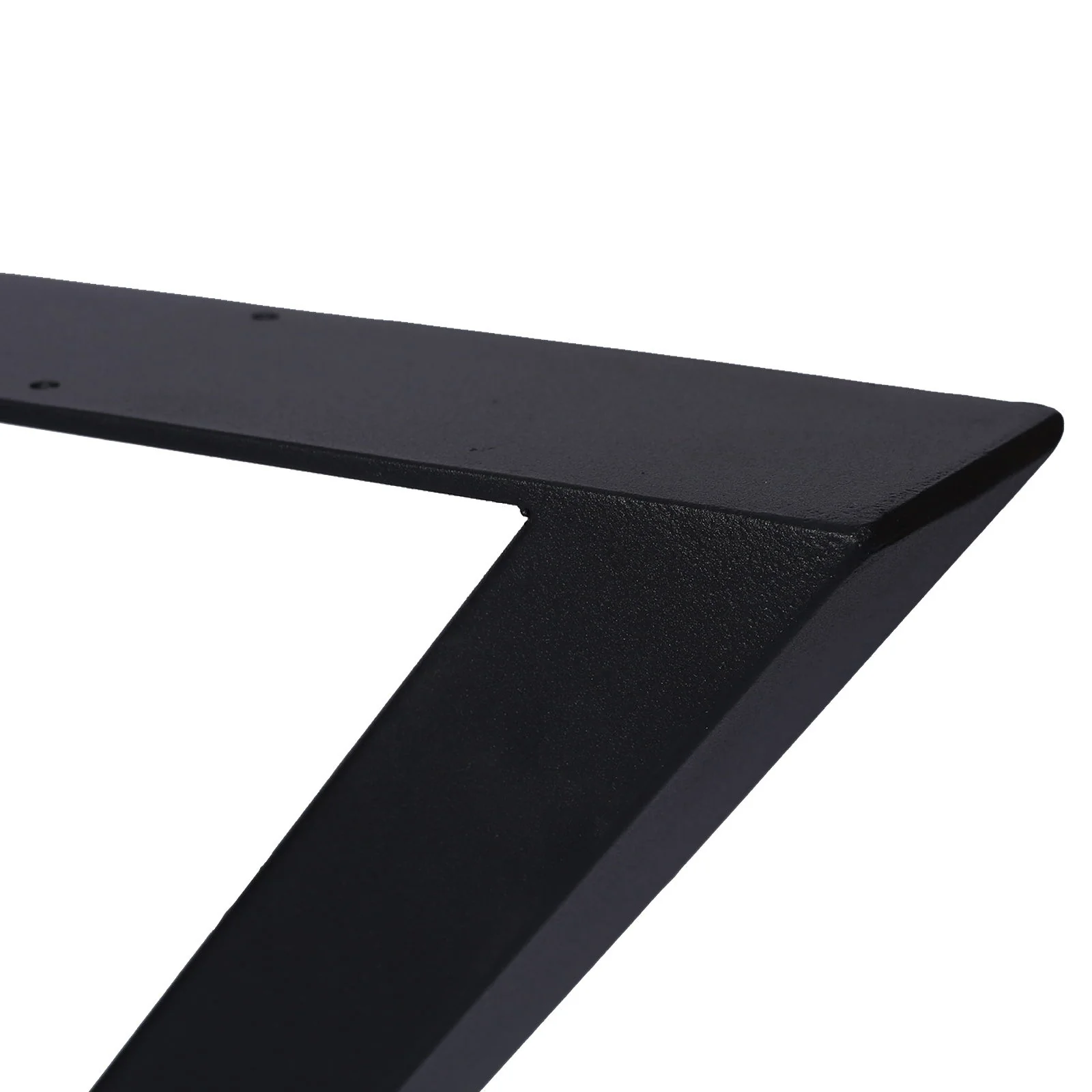 X Table Legs 28X 24", Wide Metal Table Legs, Heavy Duty Steel Desk Legs Table Leg Dining Table Legs Coffee Desk Leg (Set of 2) - Black - Image 8