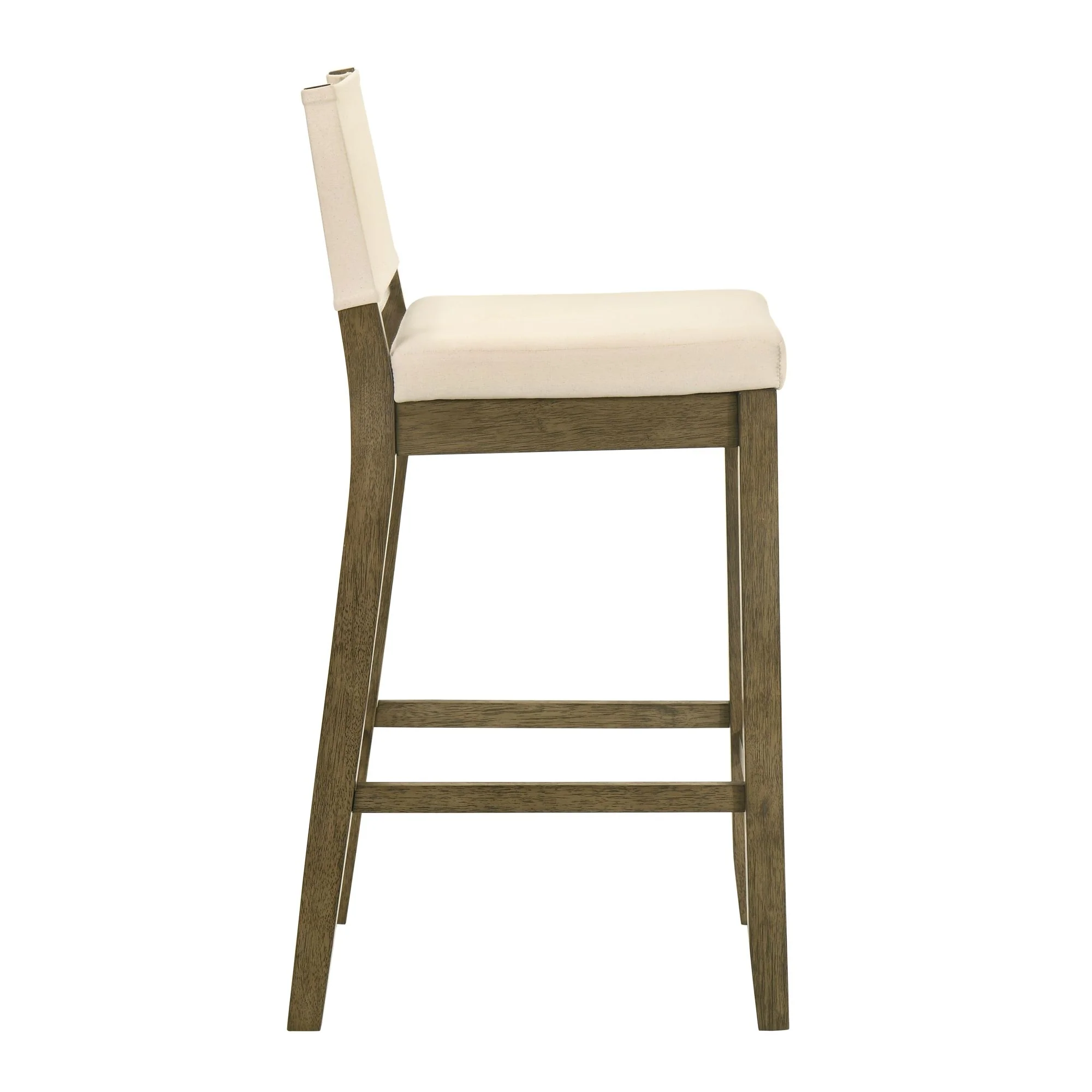 Yaneli - Contemporary Natural Wood Bar Height Kitchen Bar Stool - Image 14