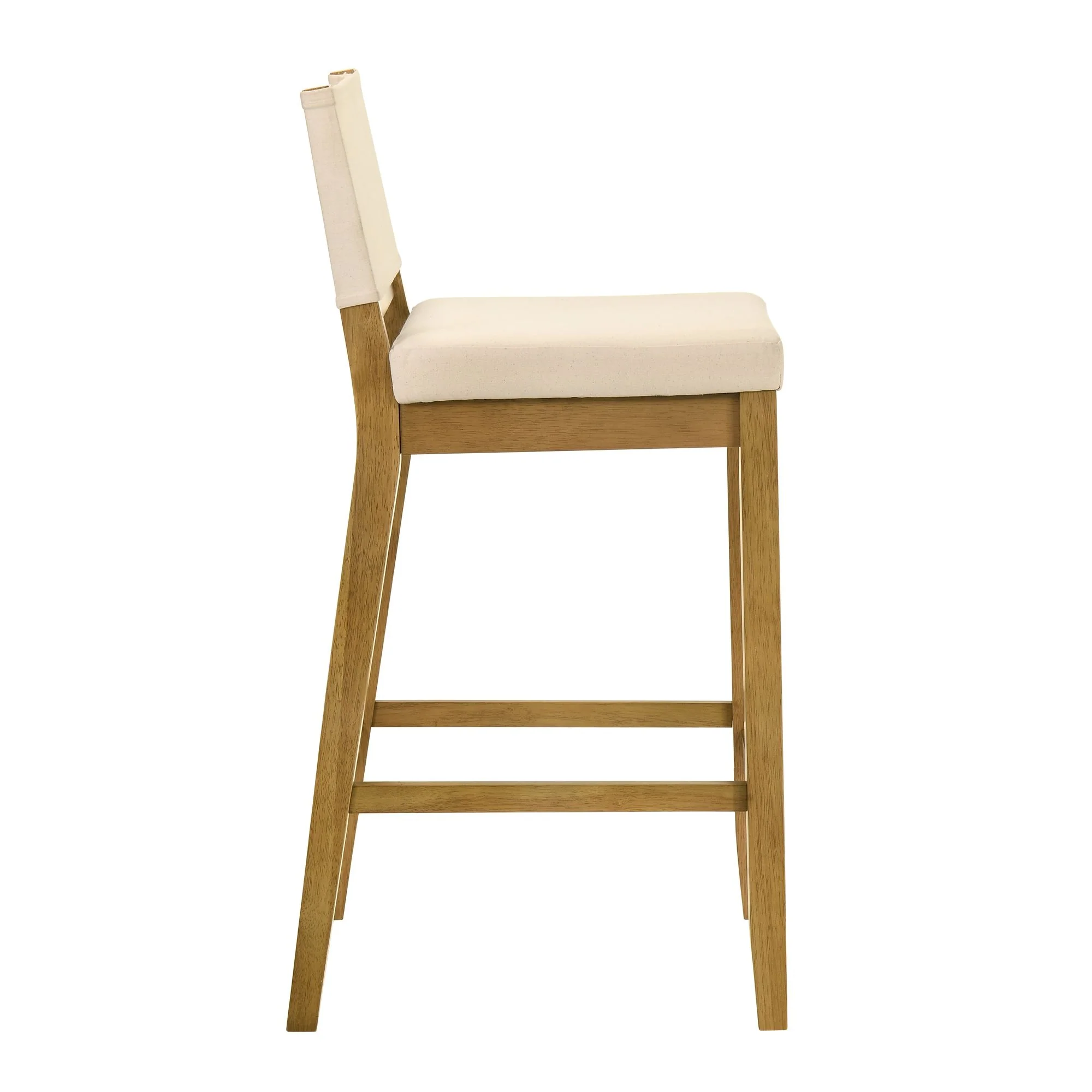 Yaneli - Contemporary Natural Wood Bar Height Kitchen Bar Stool - Image 16