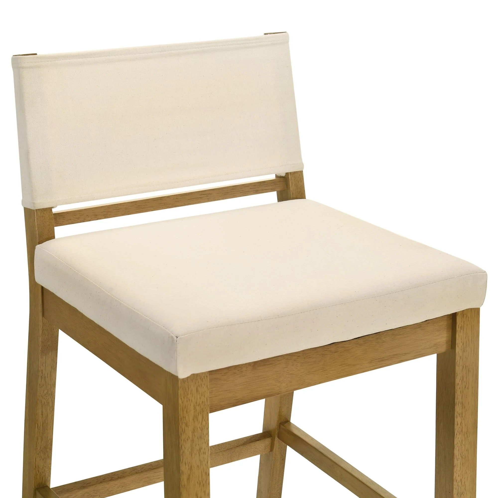 Yaneli - Contemporary Natural Wood Bar Height Kitchen Bar Stool - Image 17