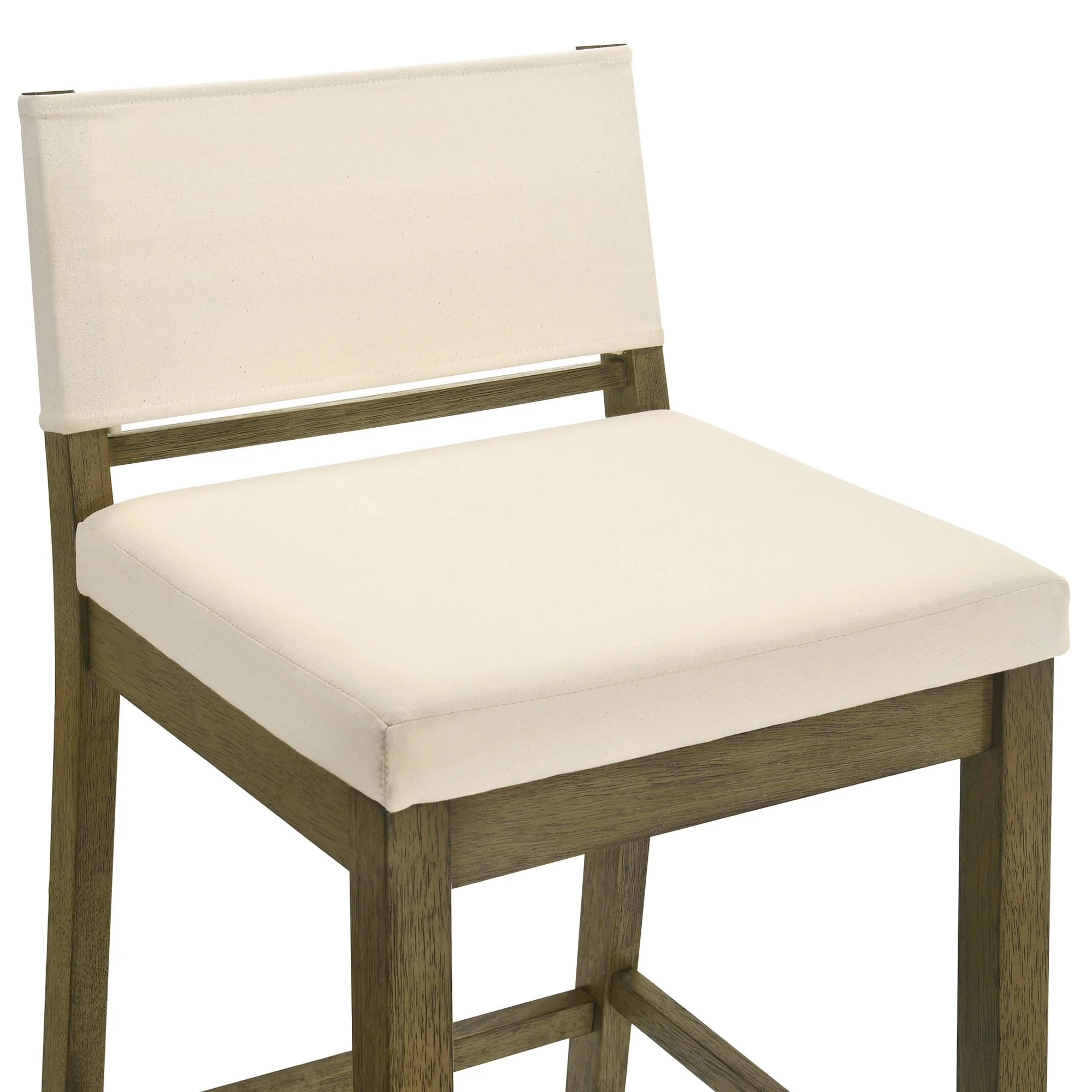 Yaneli - Contemporary Natural Wood Counter Height Kitchen Bar Stool - Image 9