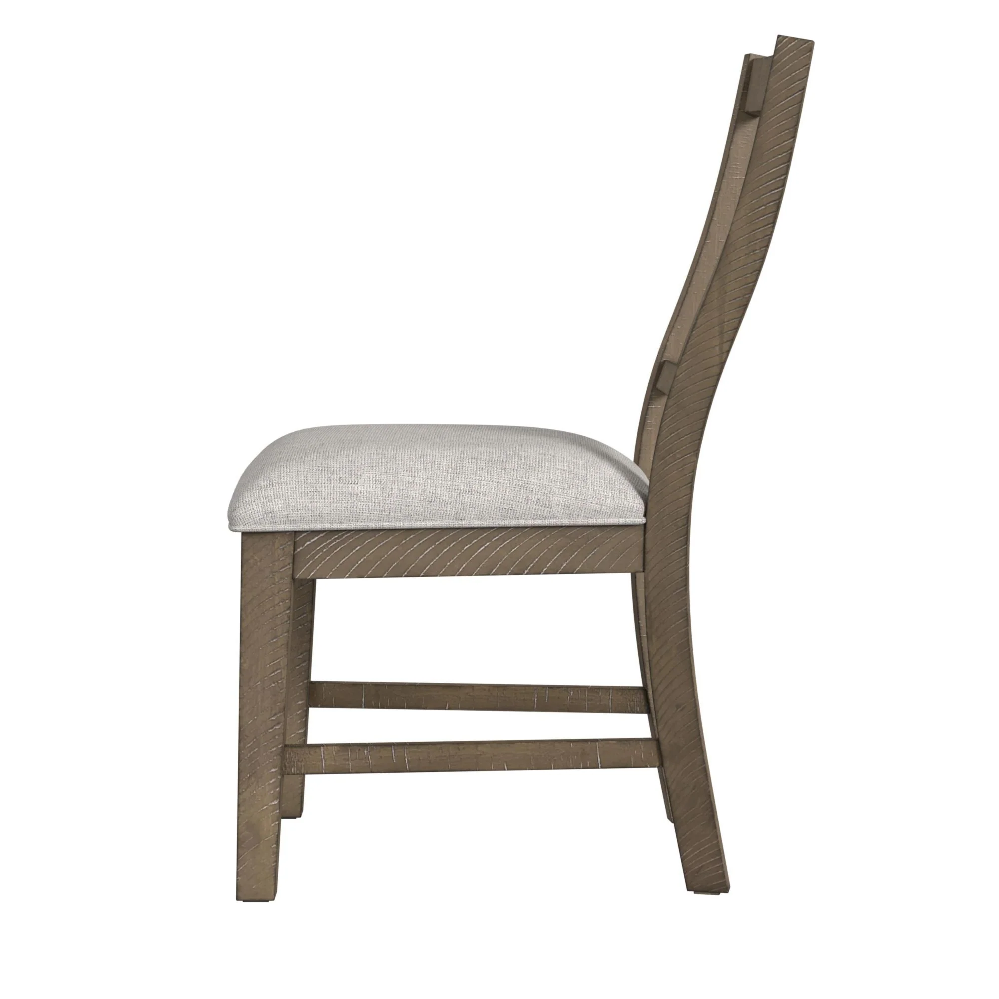 Yellowstone - Dining Side Chair (Set of 2) - Medium Brown / Gray - Image 3