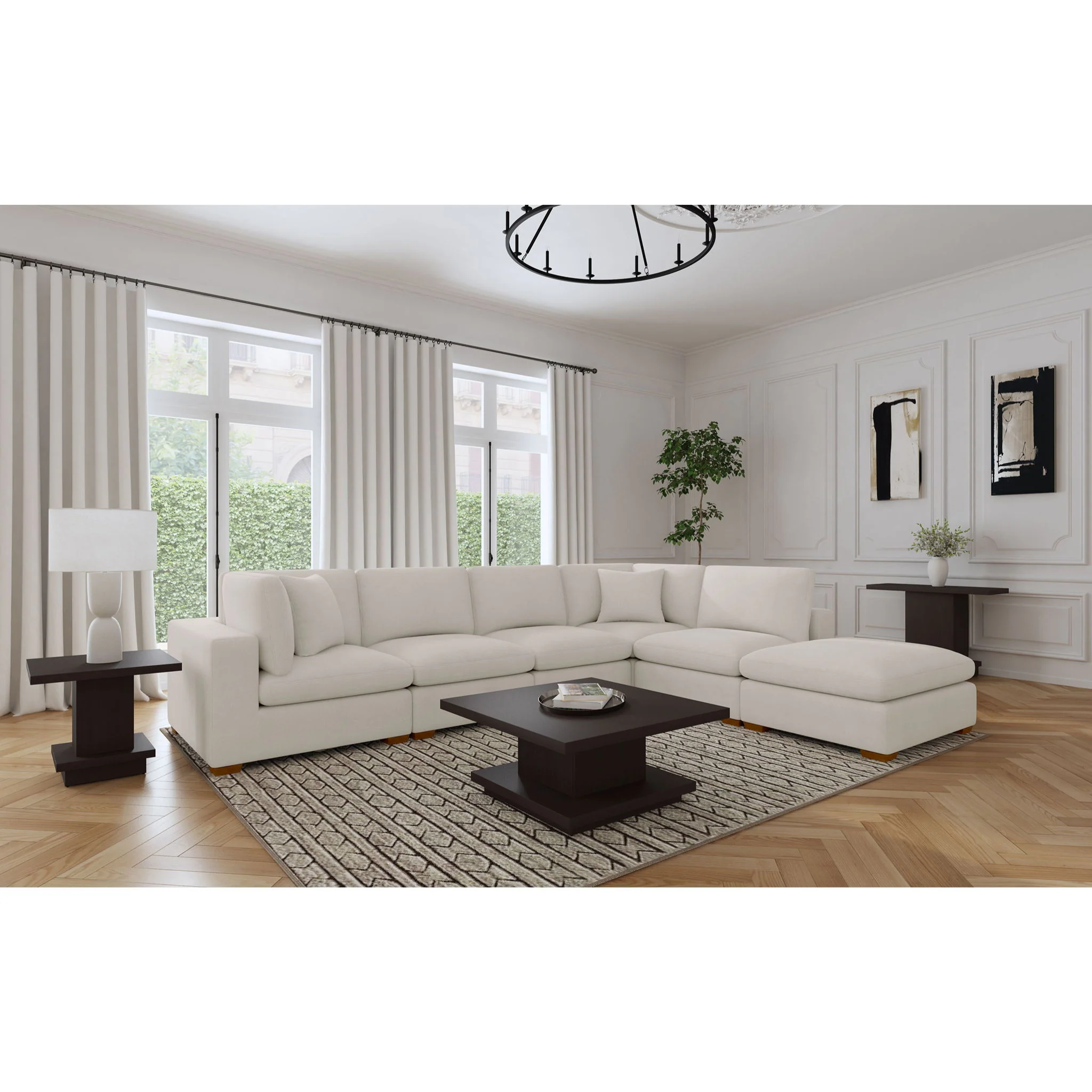 Zachary - Upholstered Ottoman - Image 15