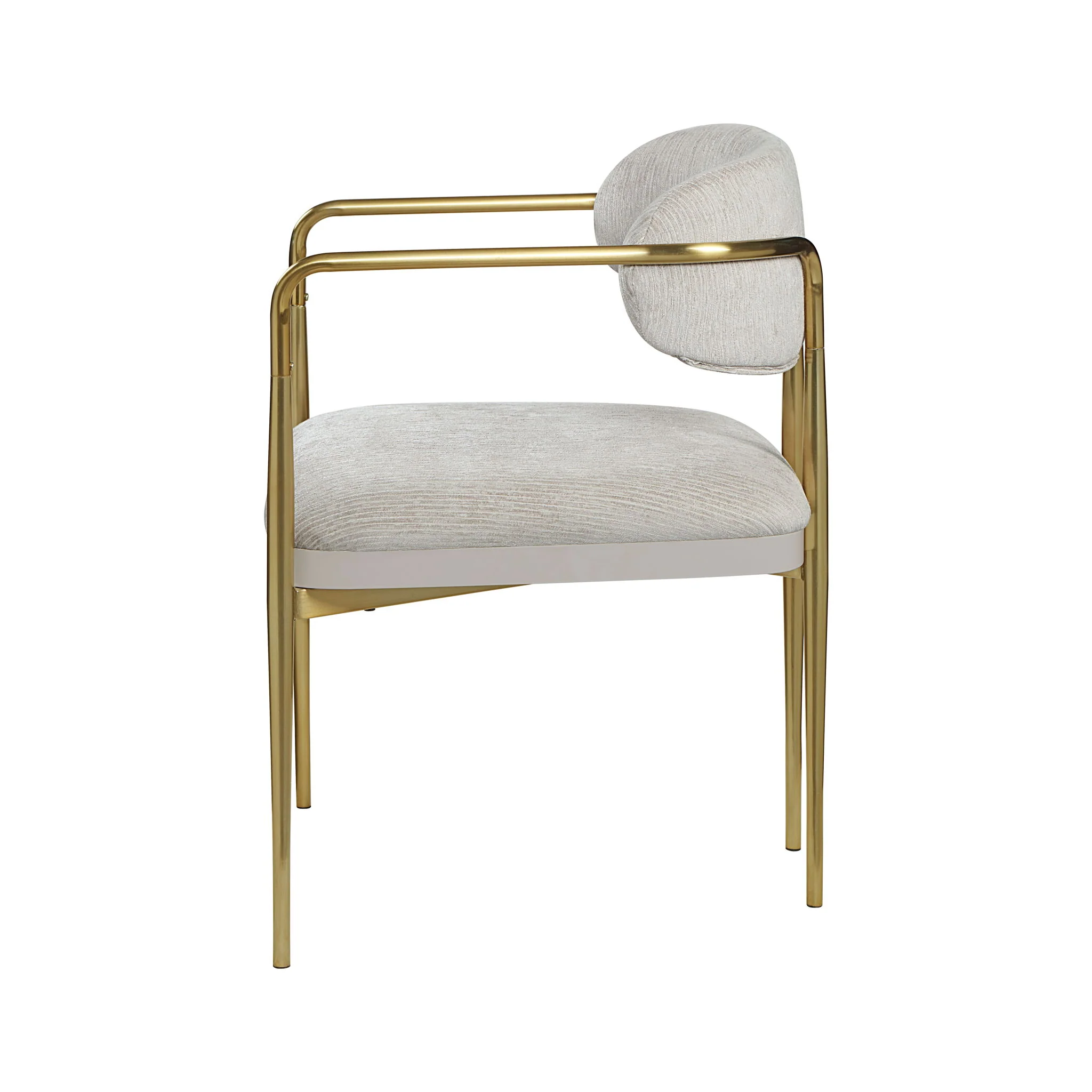 Zayn - Arm Chair (Set of 2) - Beige / Gold - Image 5