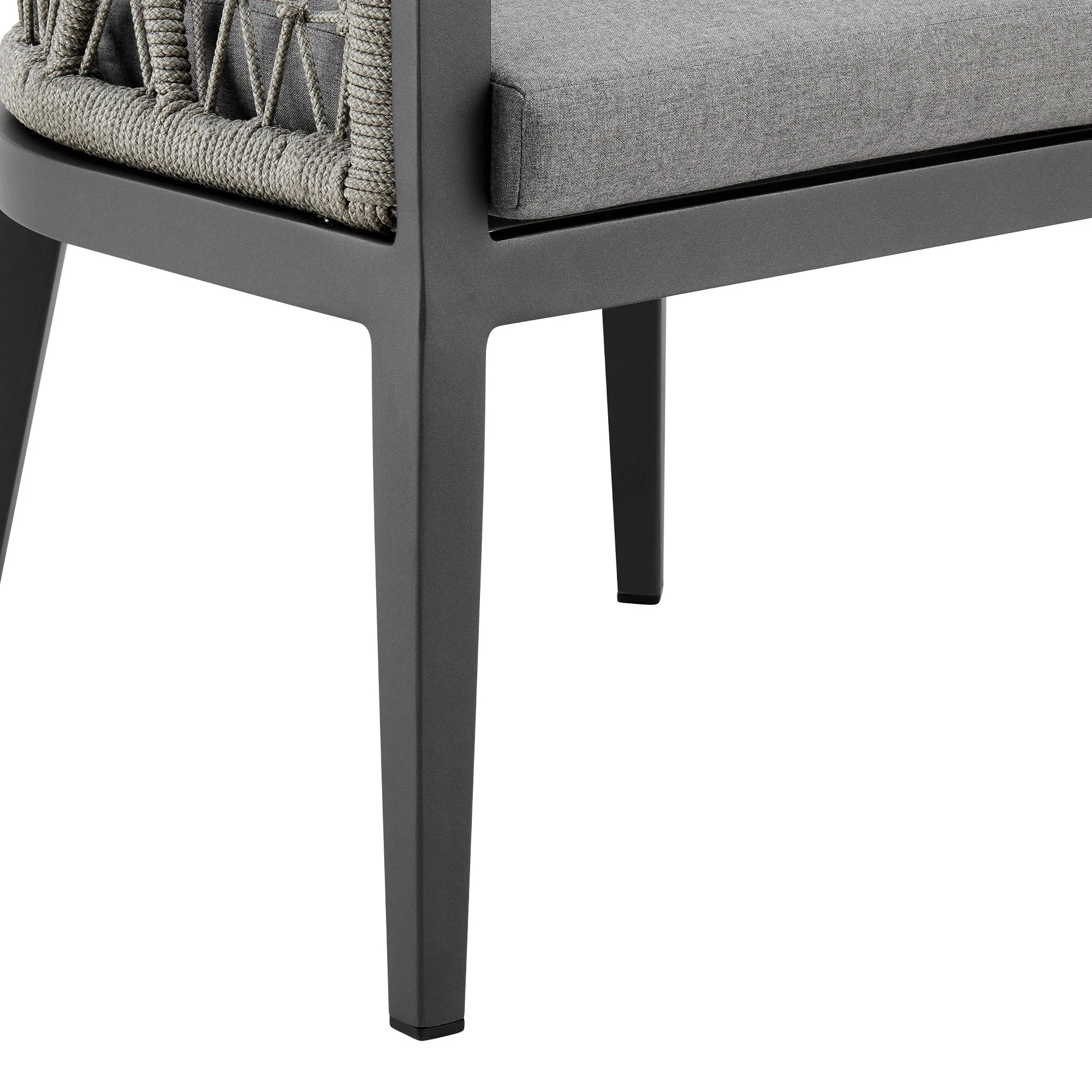 Zella - Outdoor Patio Dining Chair (Set of 2) - Light Gray / Earl Gray - Image 2