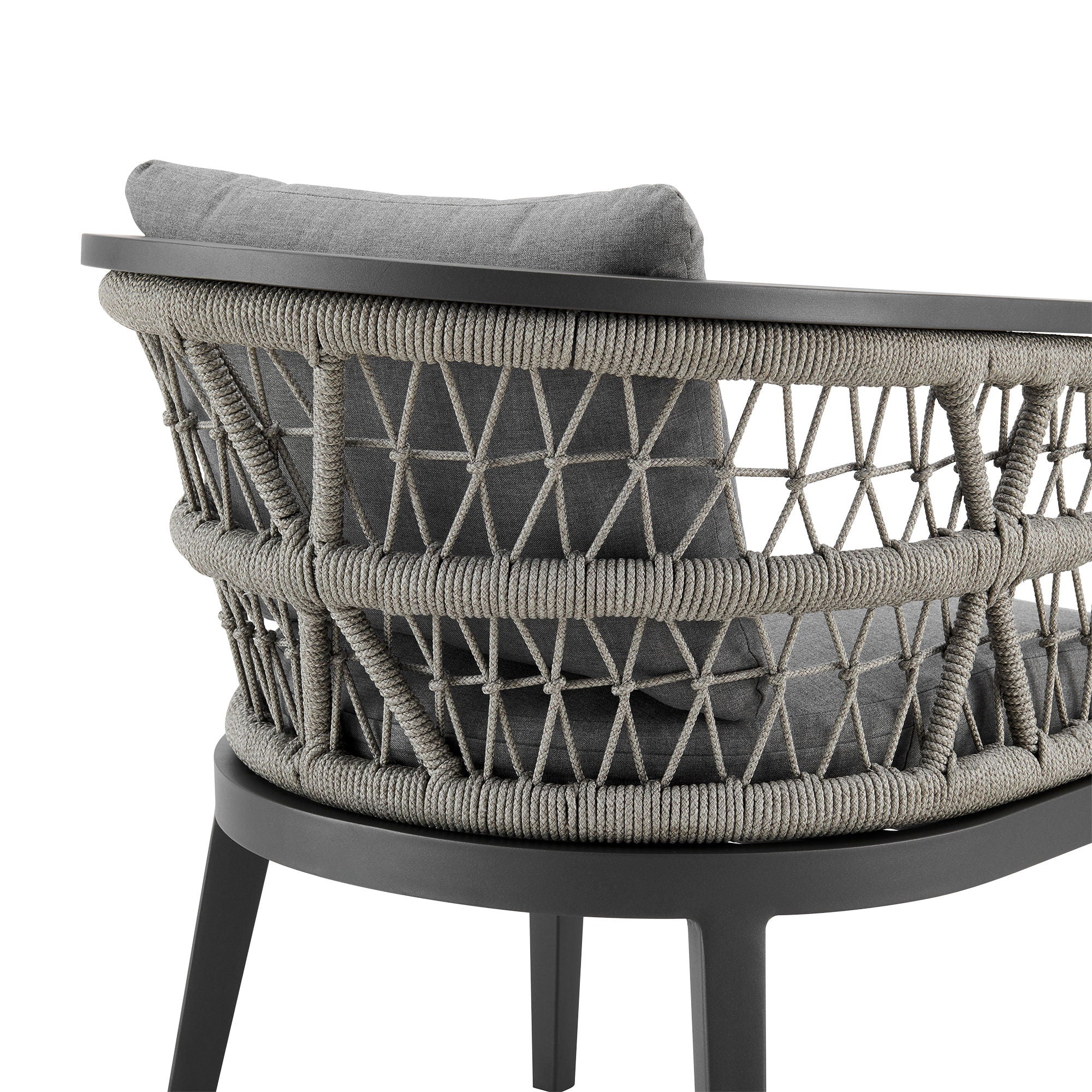 Zella - Outdoor Patio Dining Chair (Set of 2) - Light Gray / Earl Gray - Image 6