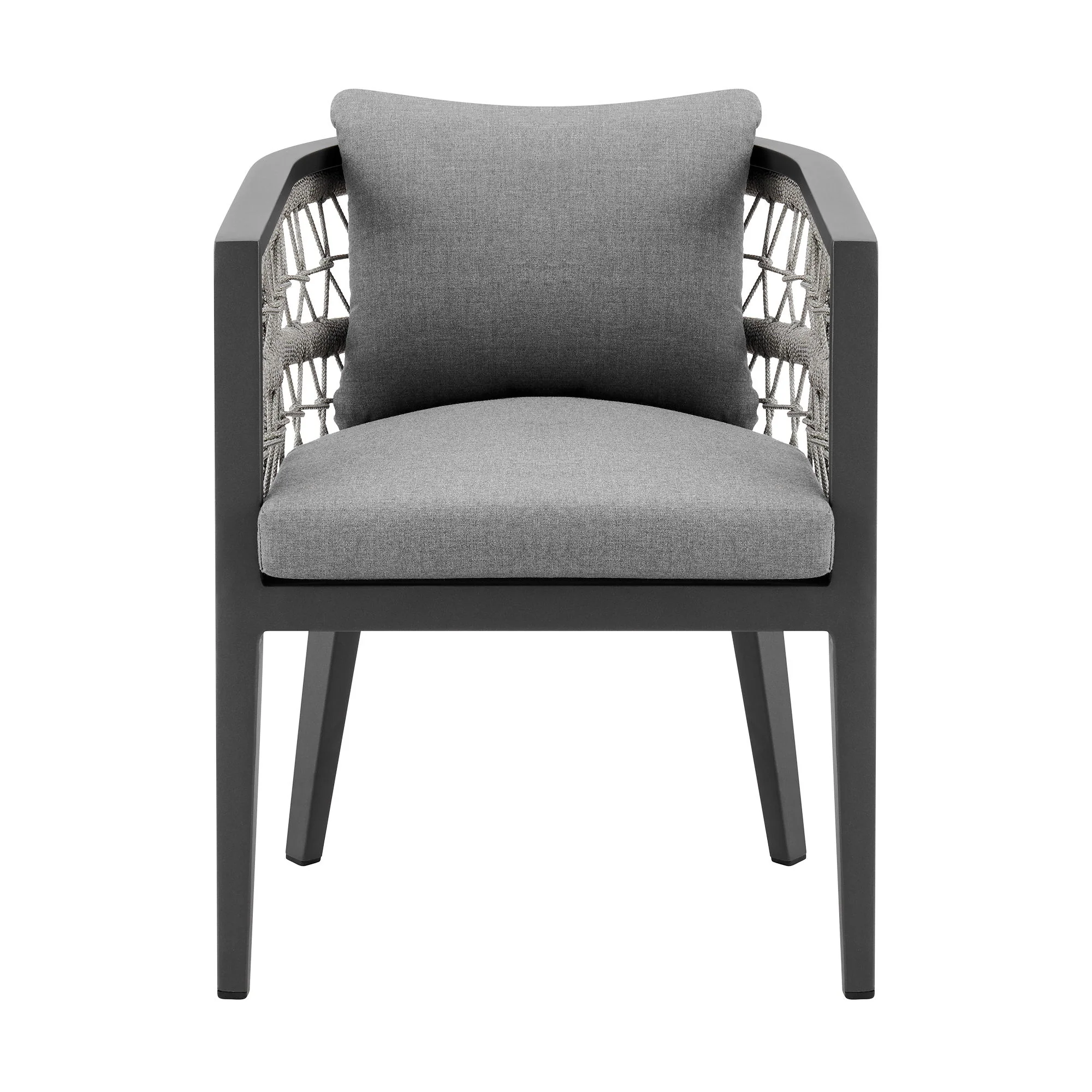 Zella - Outdoor Patio Dining Chair (Set of 2) - Light Gray / Earl Gray - Image 7