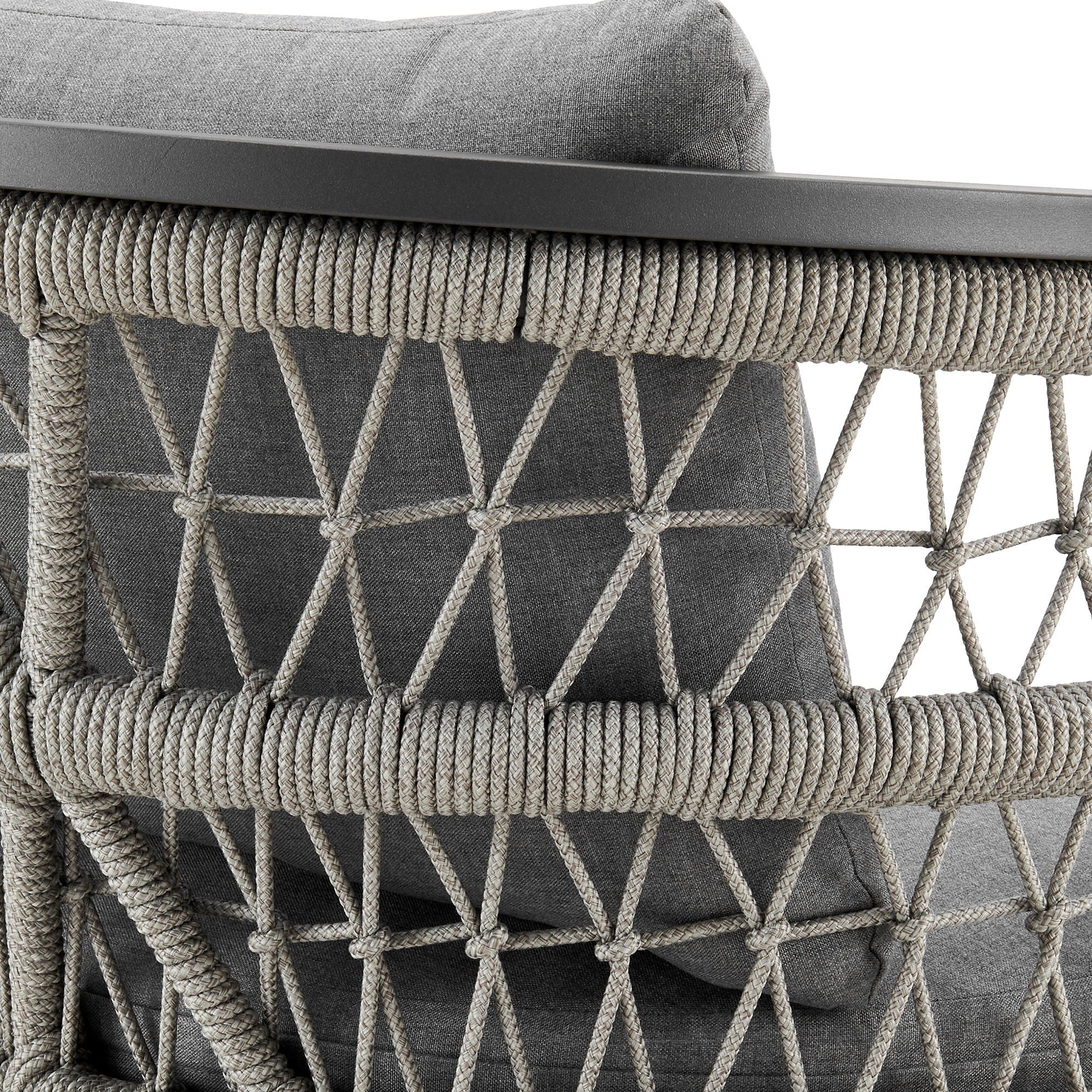 Zella - Outdoor Patio Dining Chair (Set of 2) - Light Gray / Earl Gray - Image 9