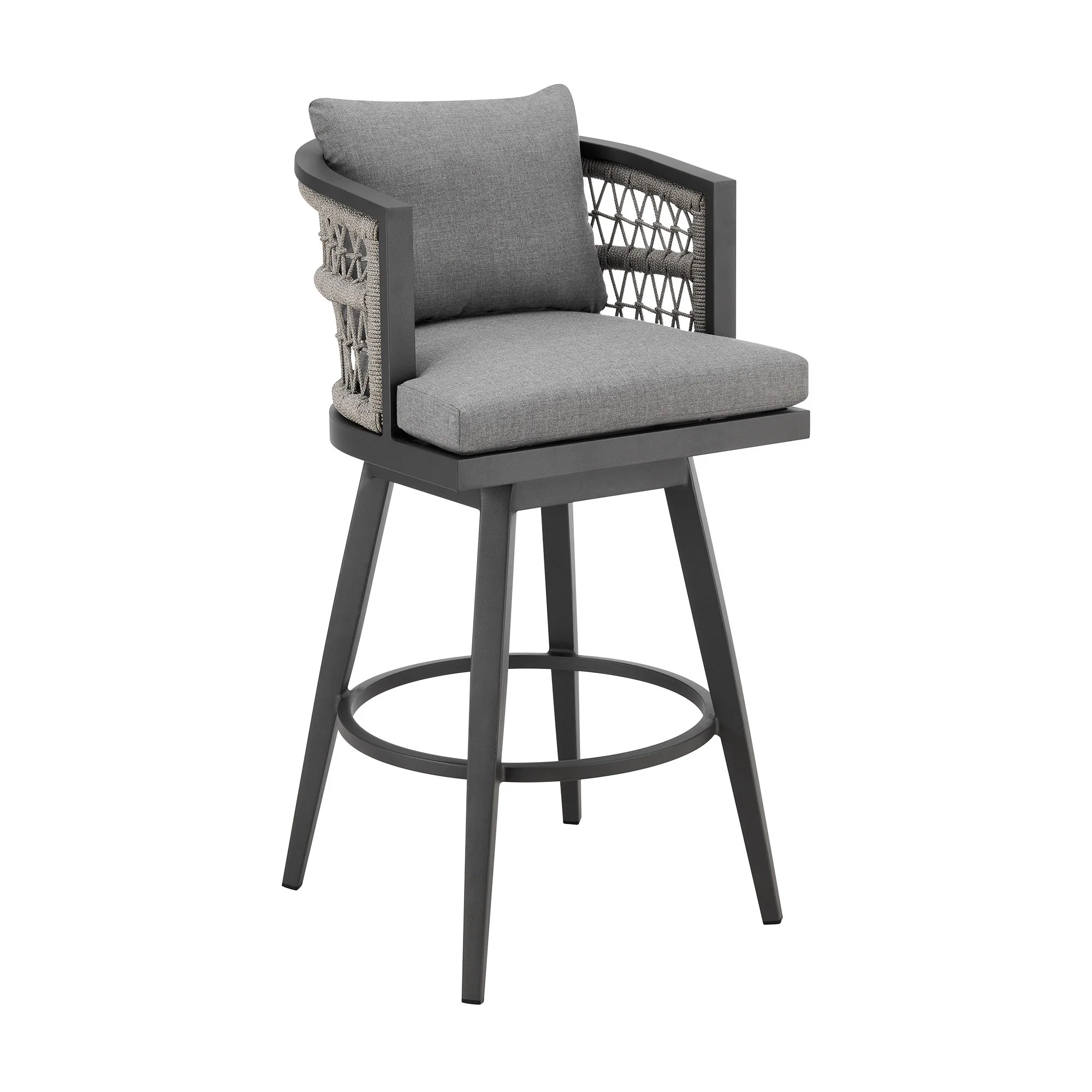 Zella - Outdoor Patio Swivel Bar Stool - Image 2