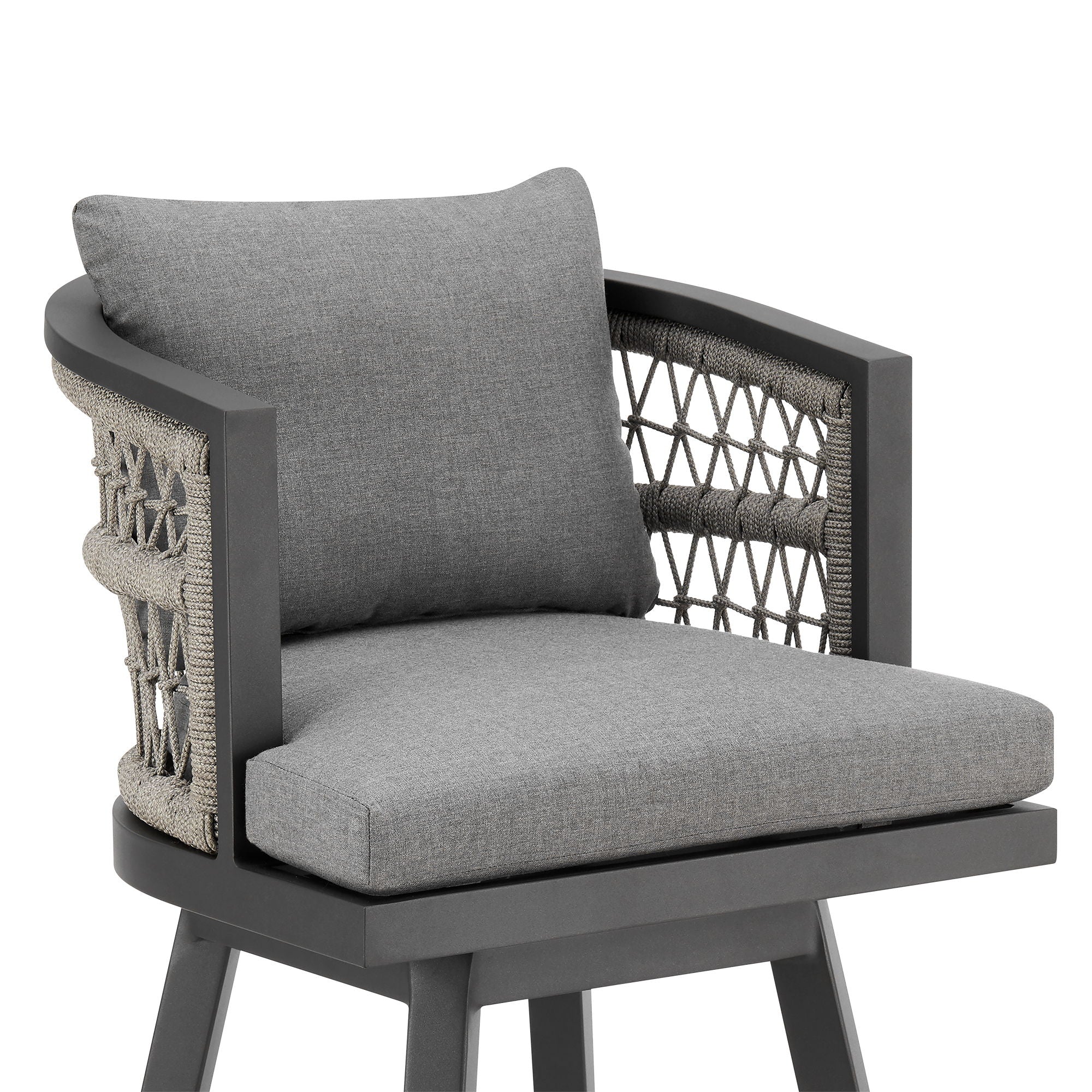 Zella - Outdoor Patio Swivel Bar Stool - Image 6