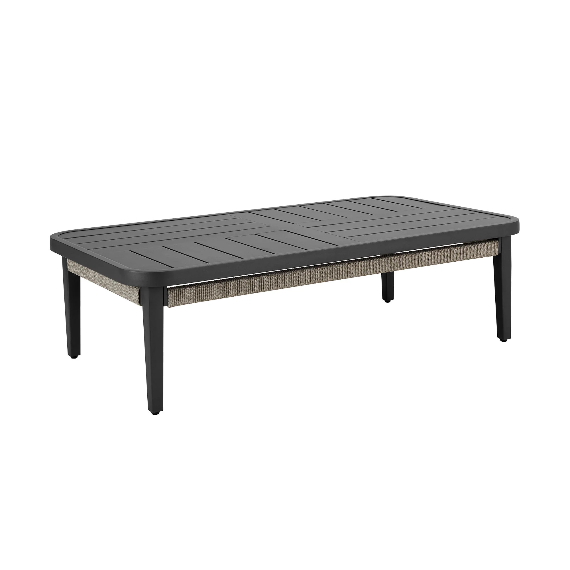 Zella - Rectangular Coffee Table - Charcoal / Light Gray - Image 5