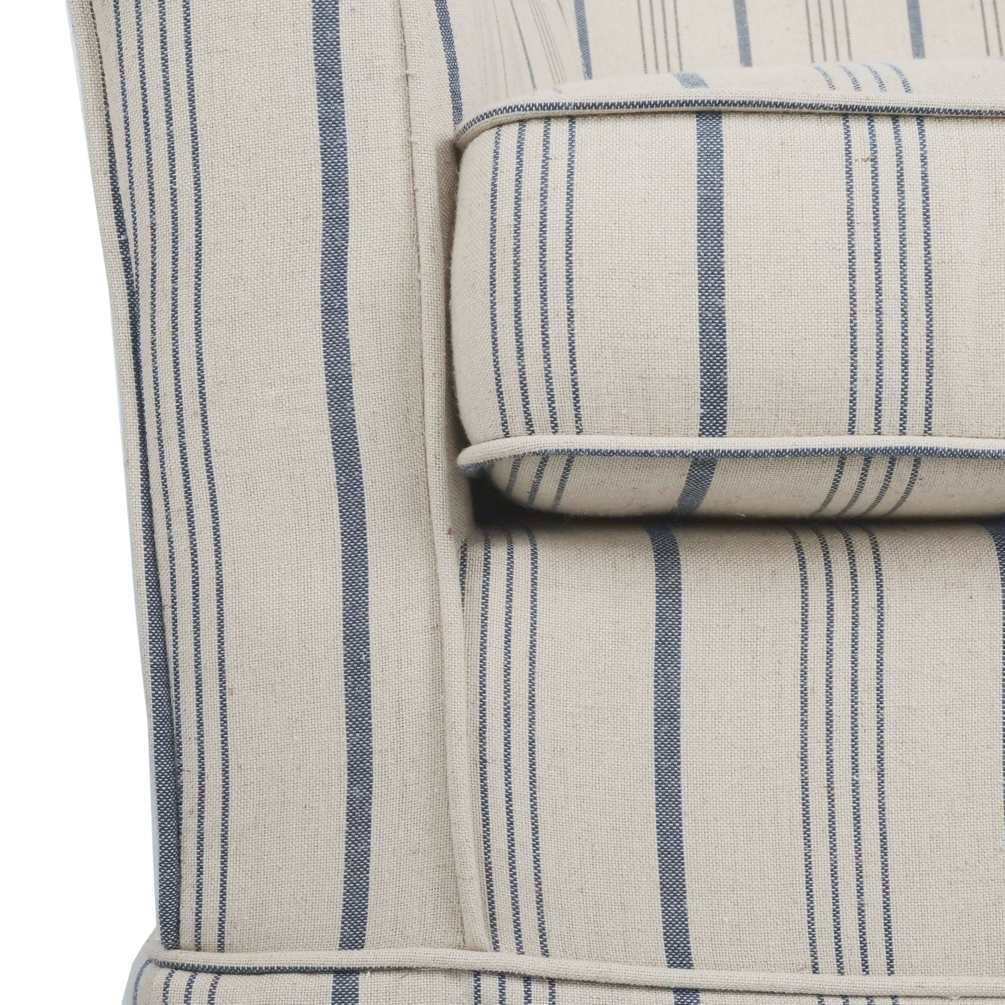 Zeniqua - Upholstered Swivel Chair With Loose Cover - Image 4