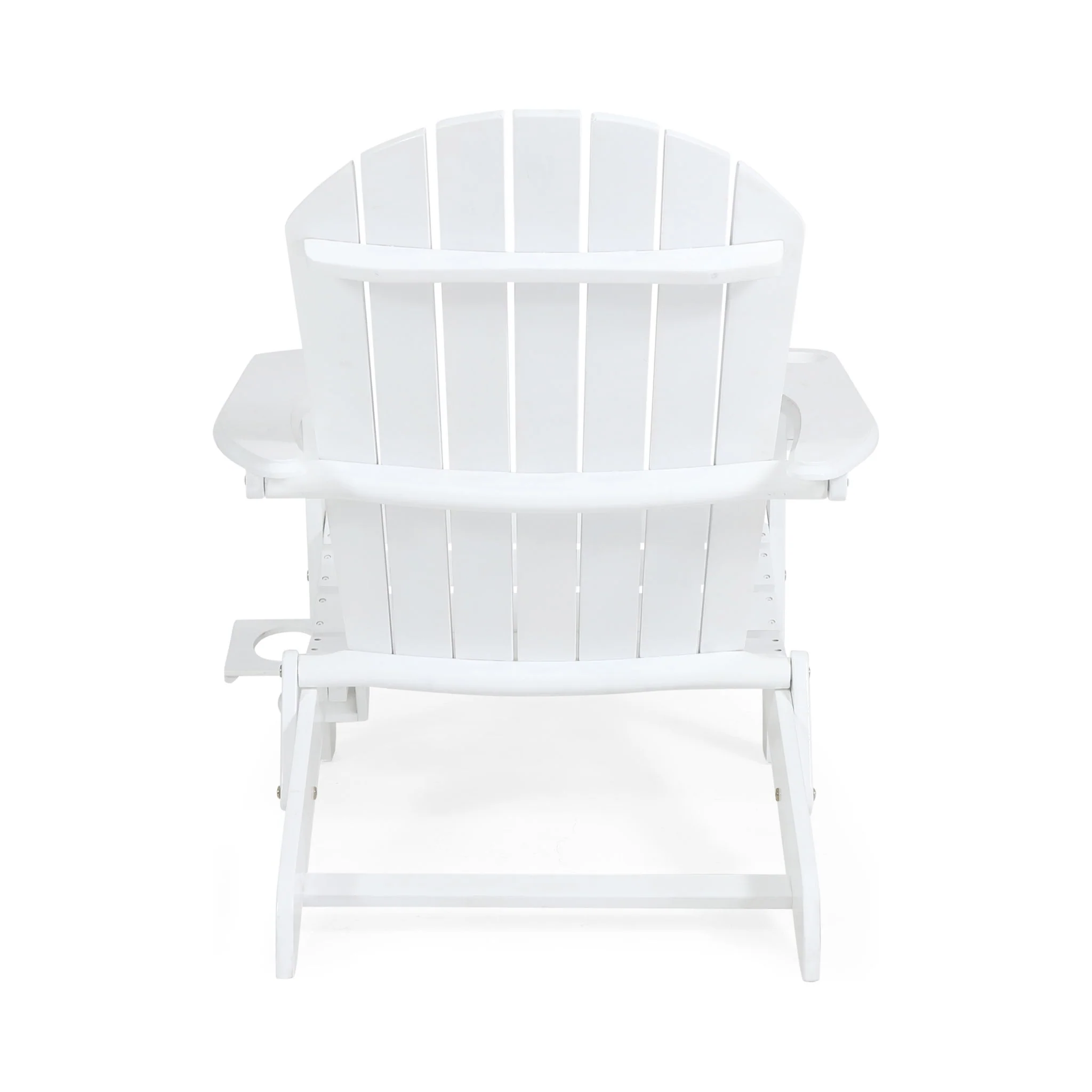 Zenithia - Outdoor Foldable Adirondack Chair With 2 Cup Holders - Image 15