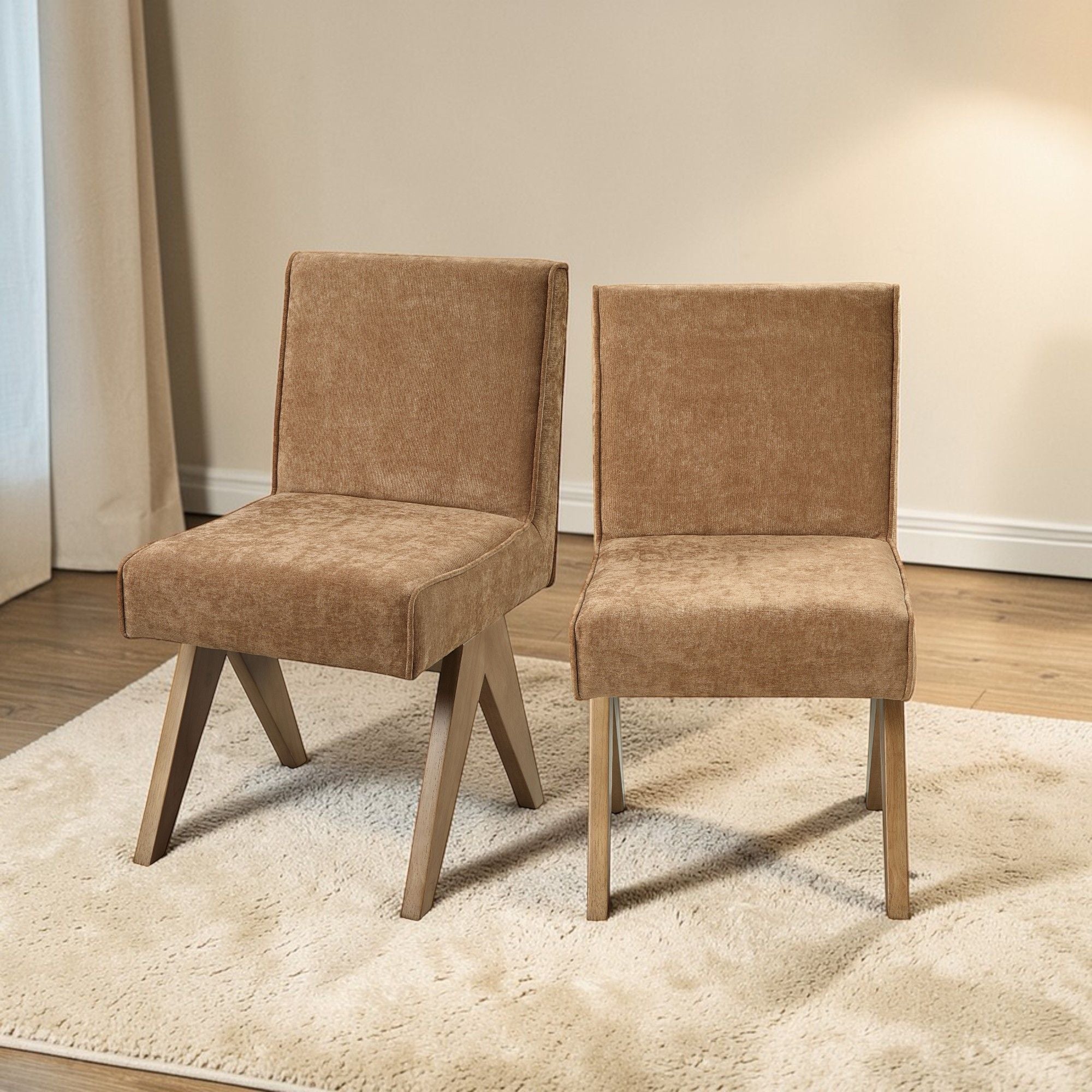Zoey - Side Chair (Set of 2) - Chocolate - Image 3